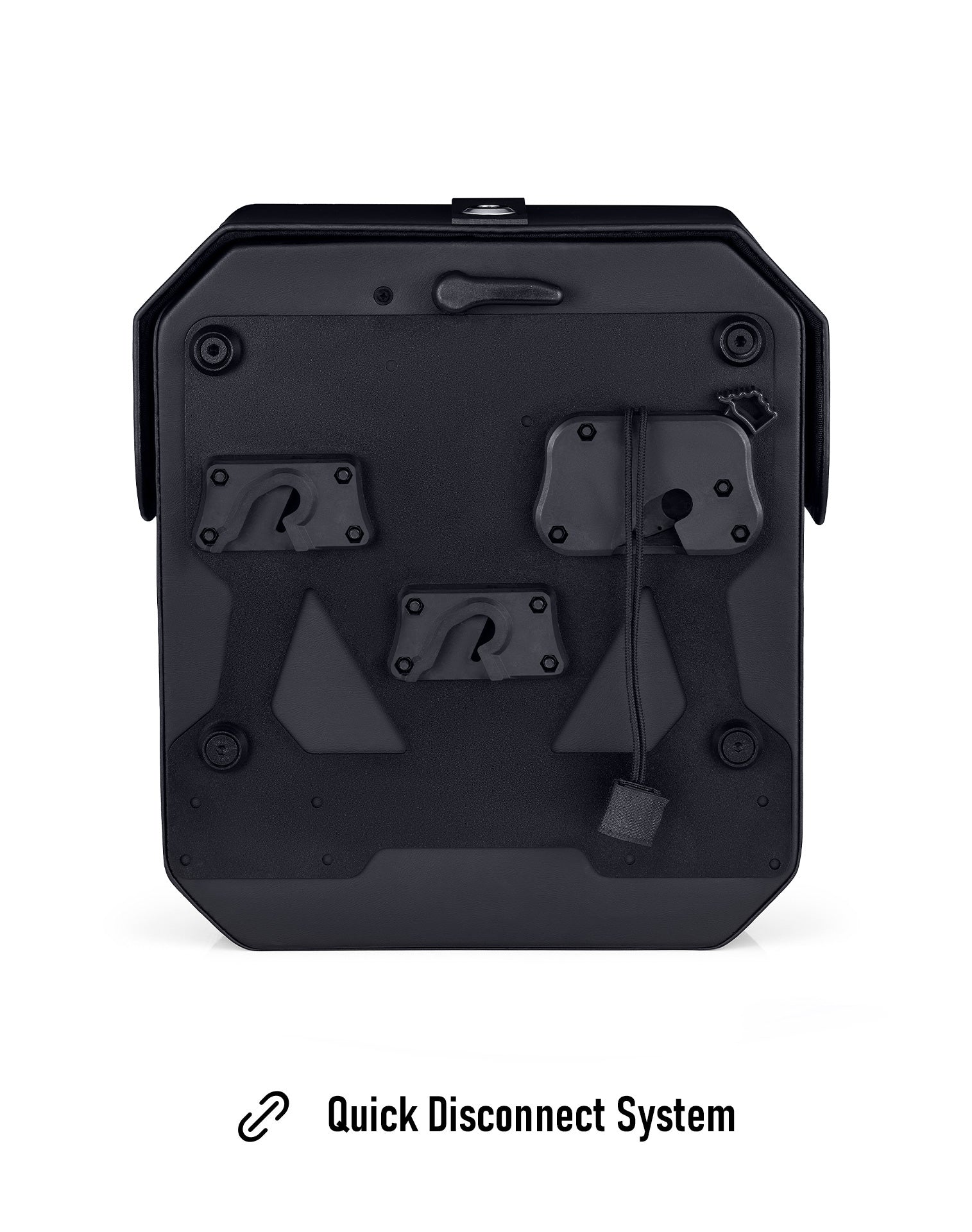 15L - Outlaw Quick Mount Medium Royal Enfield Super Meteor 650 Hard Solo Saddlebag (Right Only) Quick Disconnect System