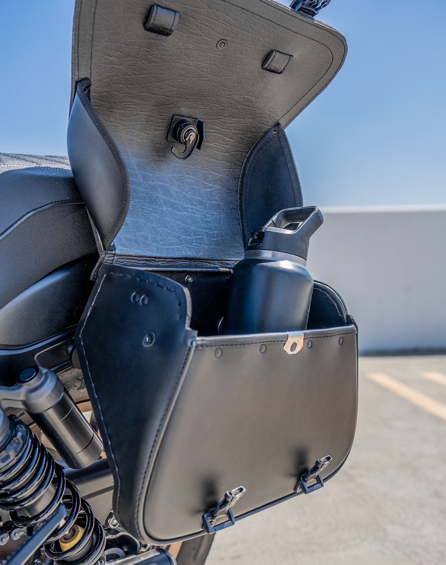 25L - SpiritBlade Large Honda Rebel 1100 CMX1100 Leather Motorcycle Saddlebags