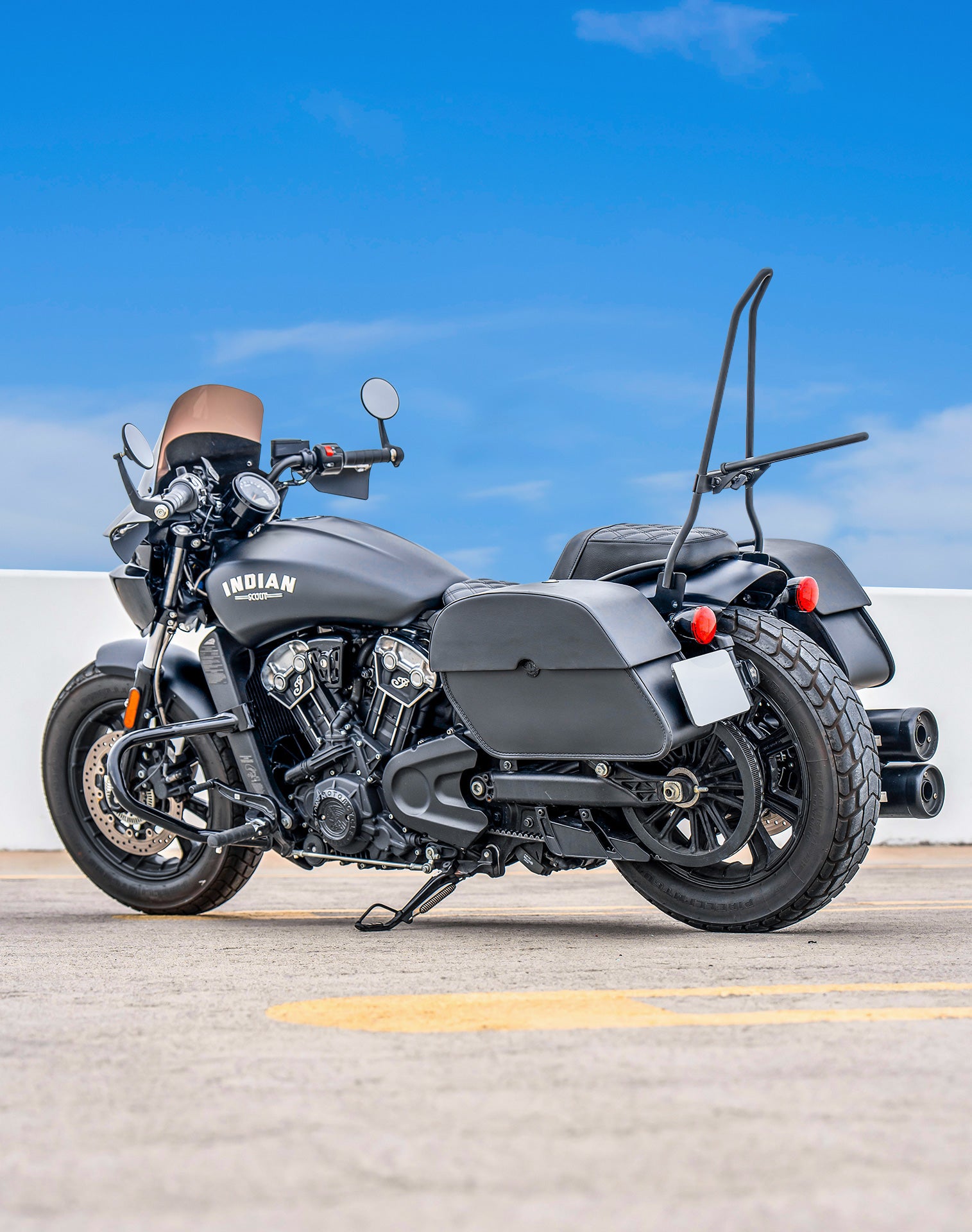 Viking 28L Panzer Medium Quick Mount Indian Scout Bobber 60