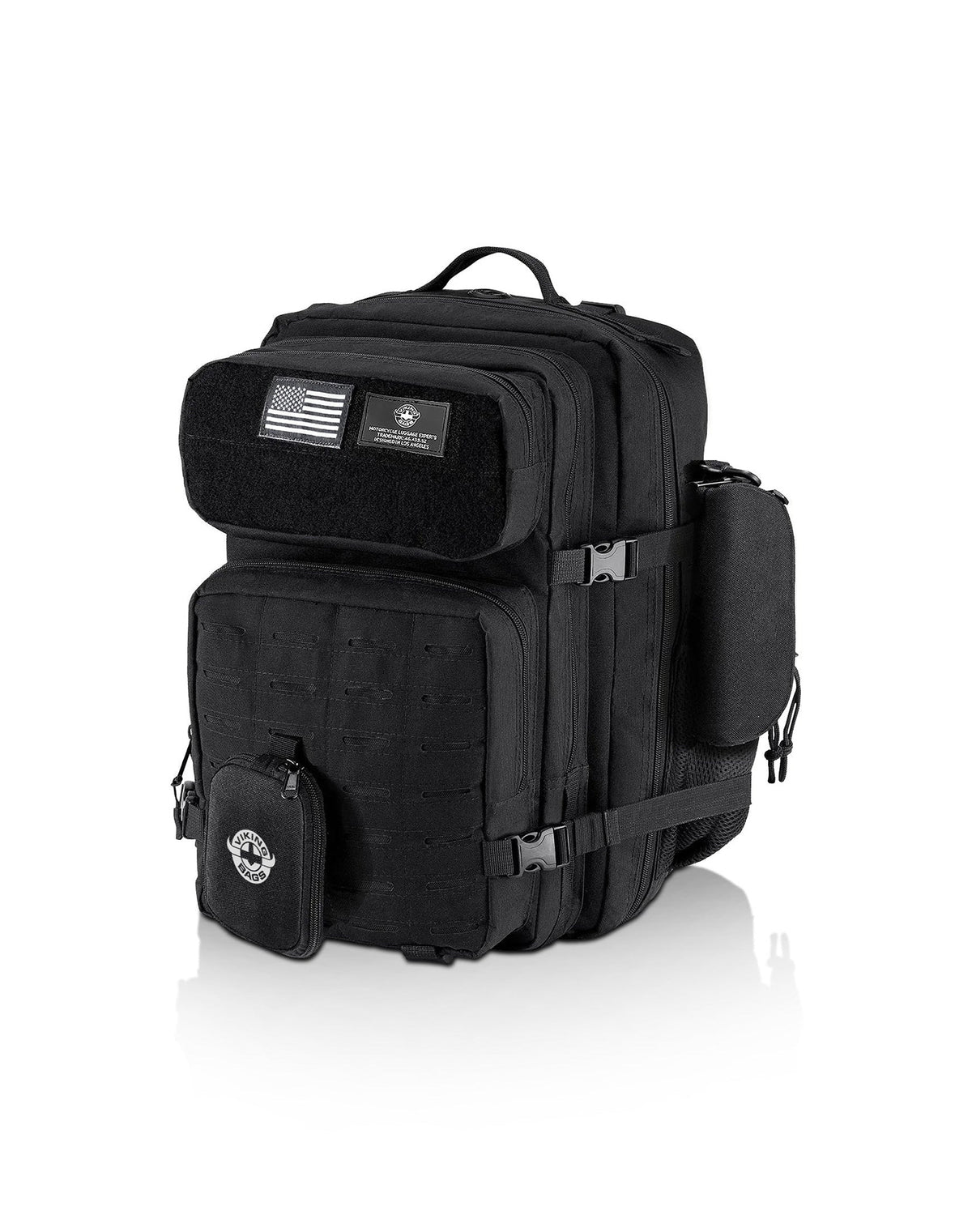 Viking 30L Tactical Large Yamaha Motorcycle Sissy Bar Backpack