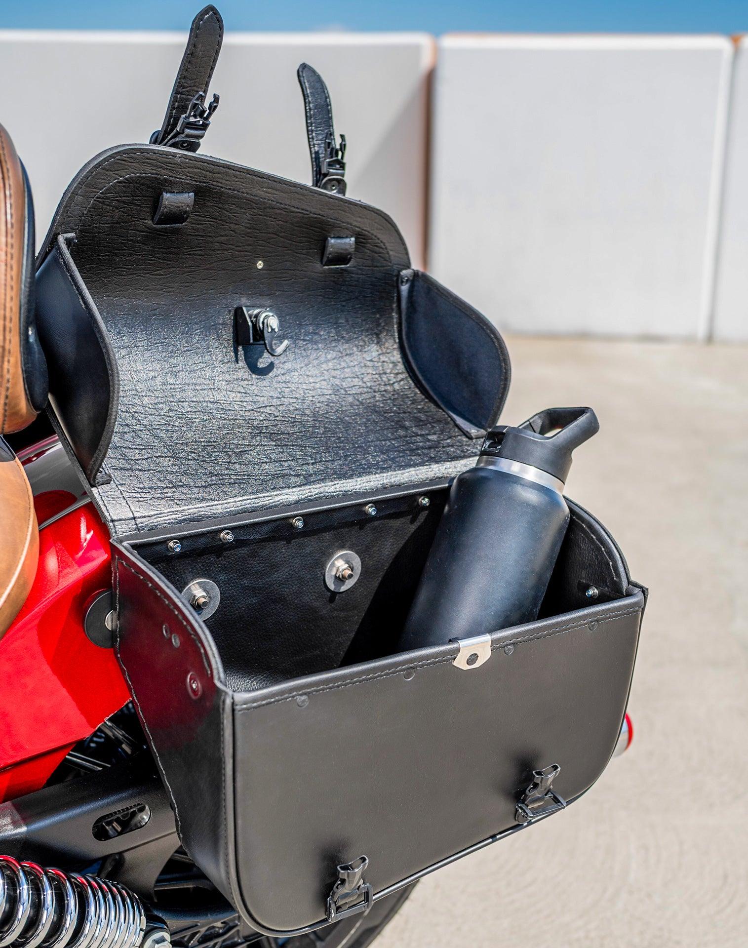 Viking 30L Kronan Large Indian Scout Sixty Motorcycle Saddlebags