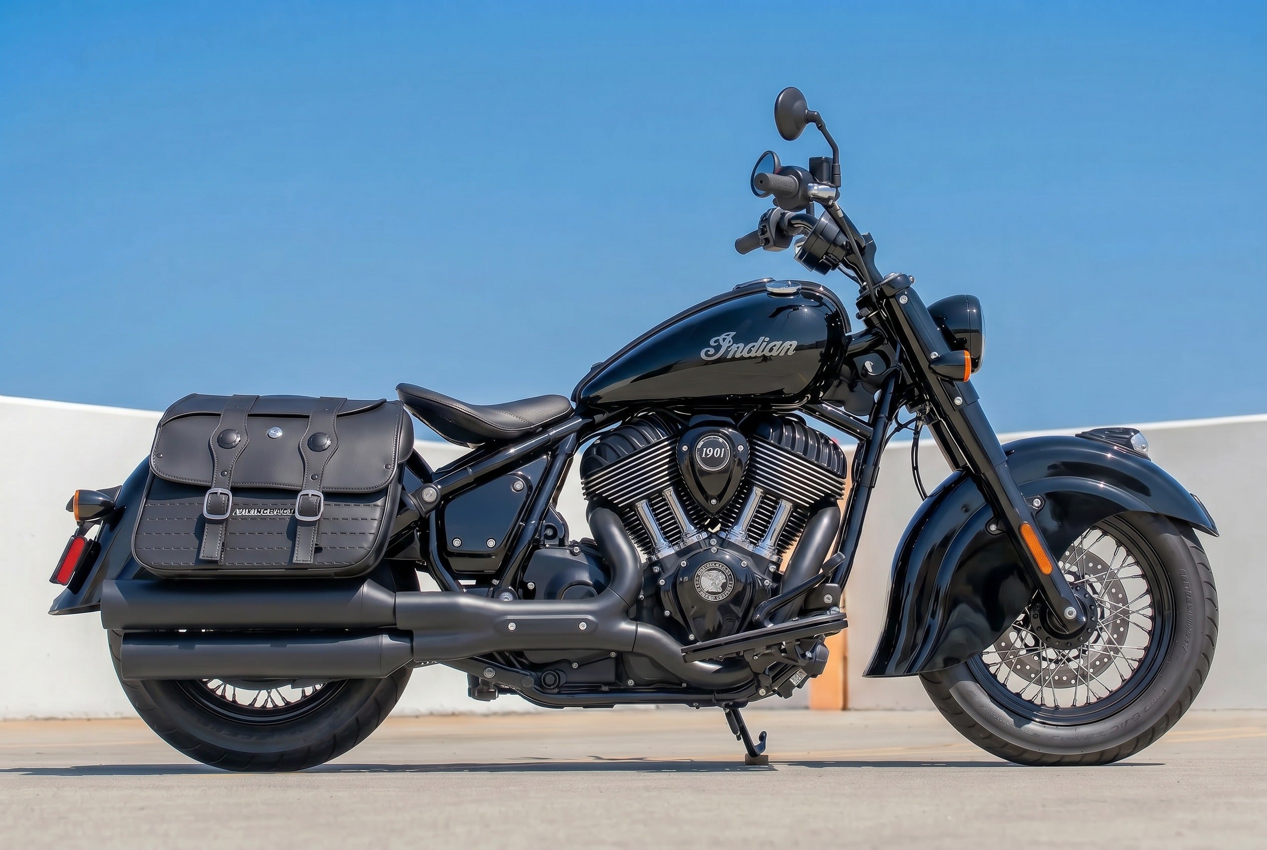 ビンテージインディアンバスケット Viking 34L ArrowHead 2026 Indian Chief Vintage Leather Saddlebags