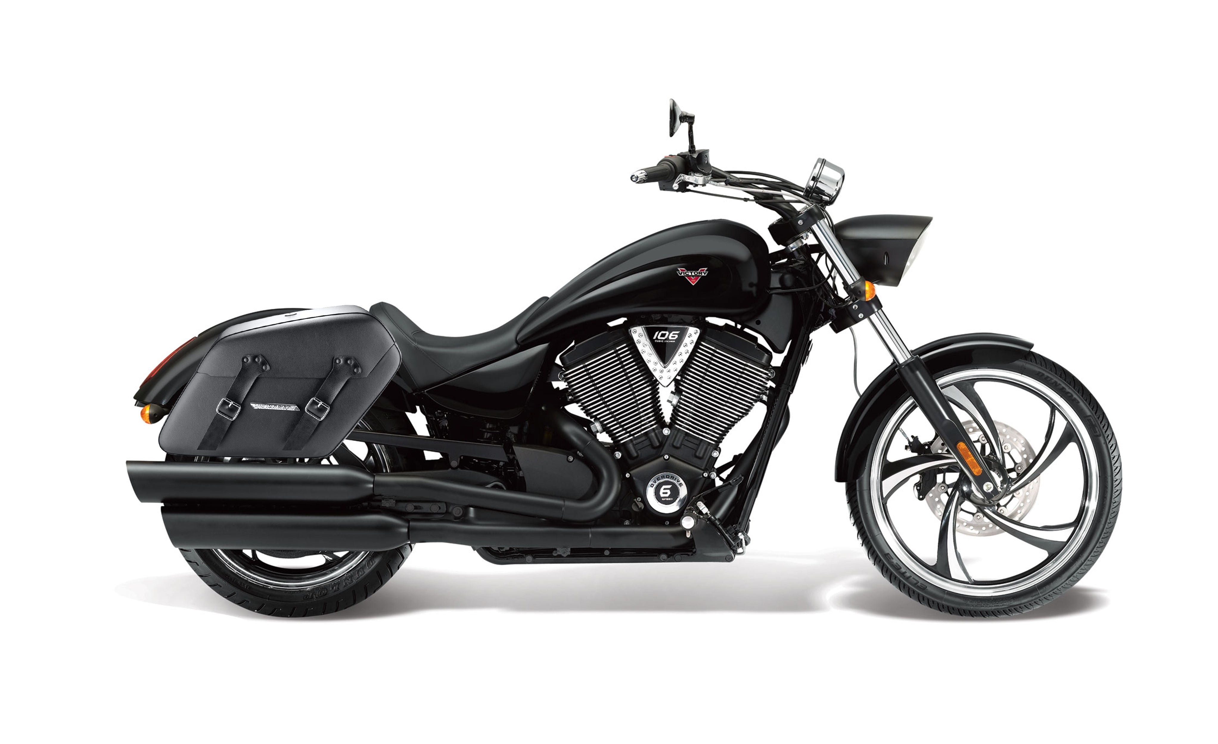 Viking 42L Baldur XL Victory 8 Ball Leather Wrapped Motorcycle