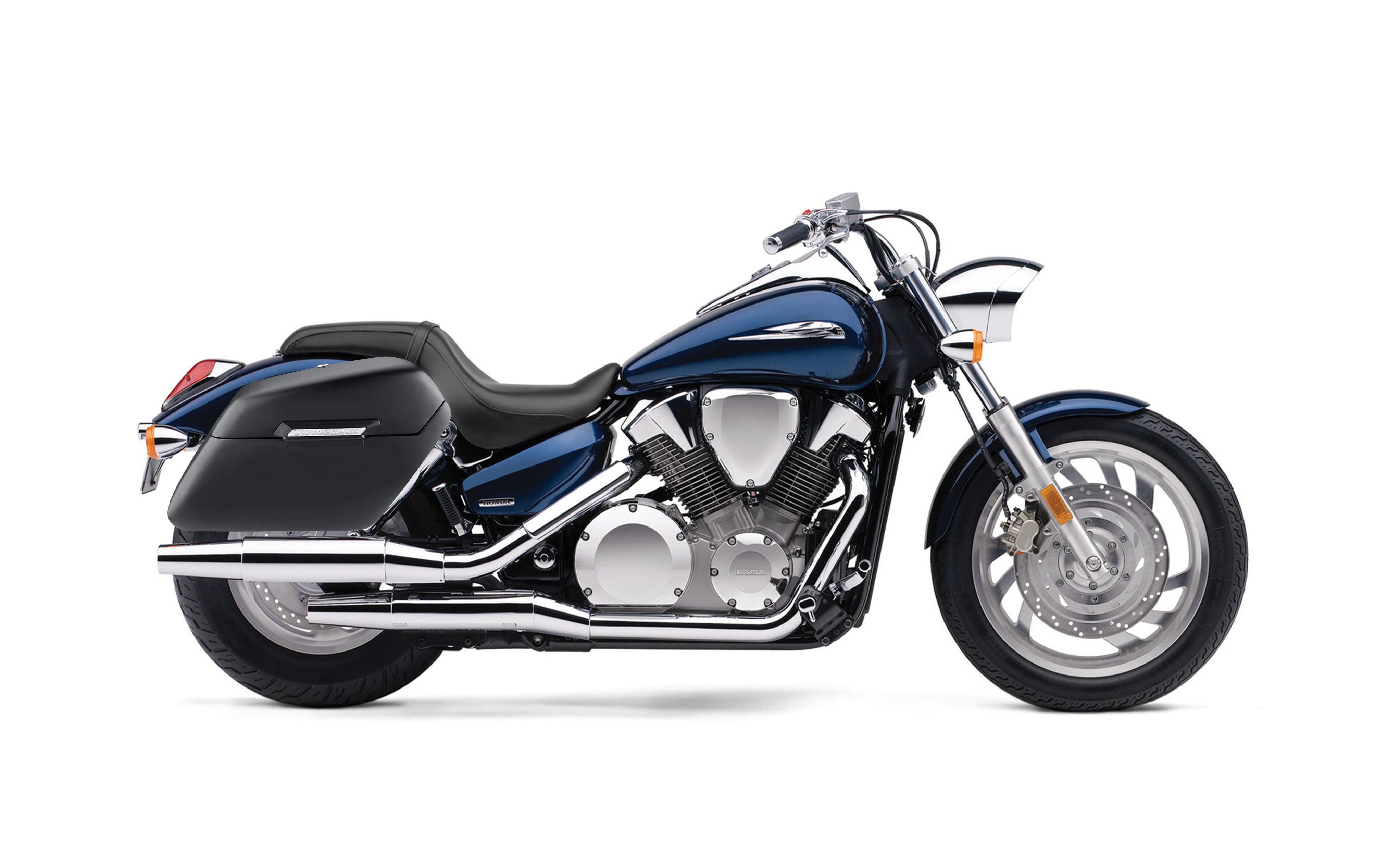 Viking 42L Baldur Extra Large Honda VTX 1300 C Matte Hard Saddlebags