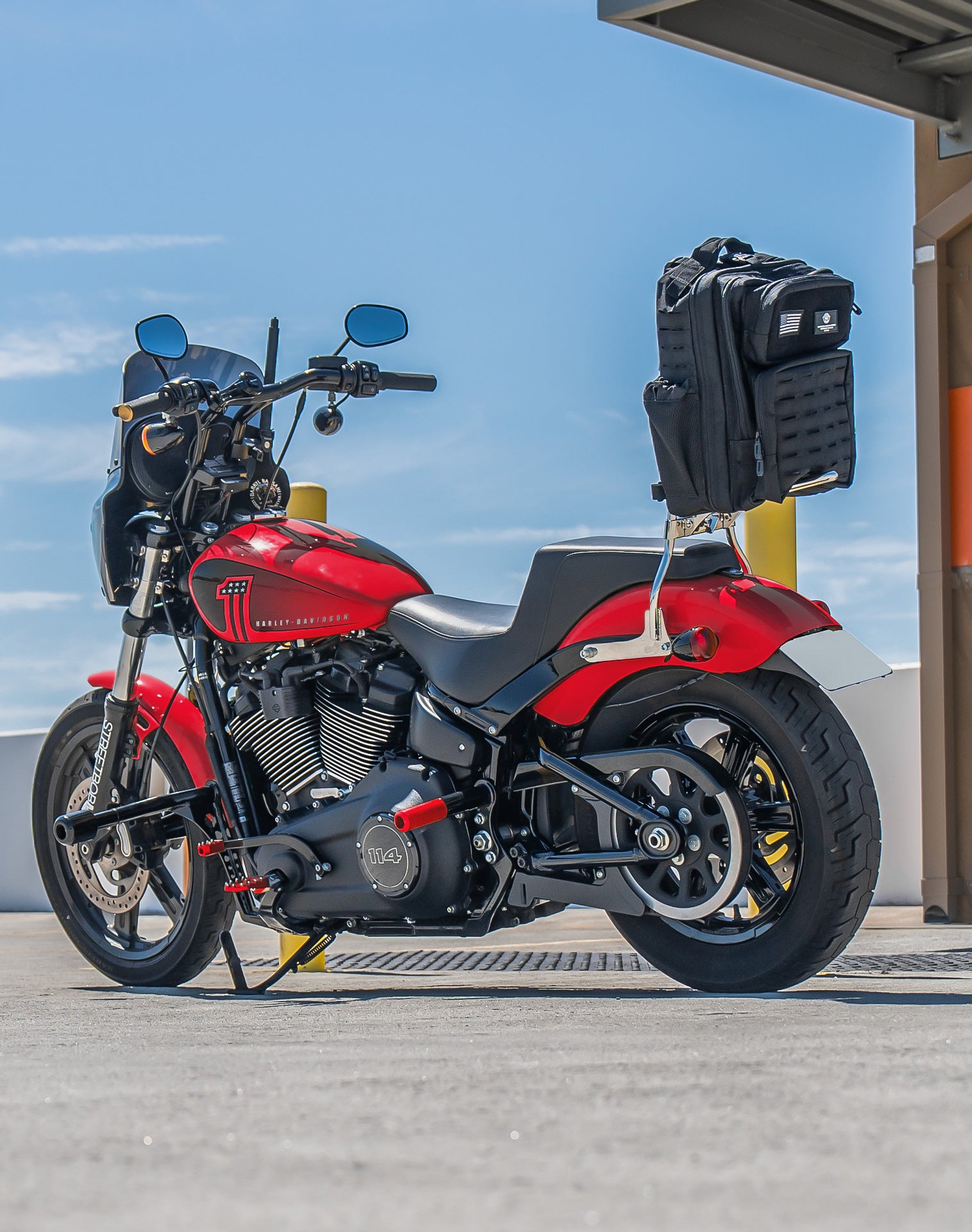 45L - Tactical XL BMW Motorcycle Tail Bag Life Style 1