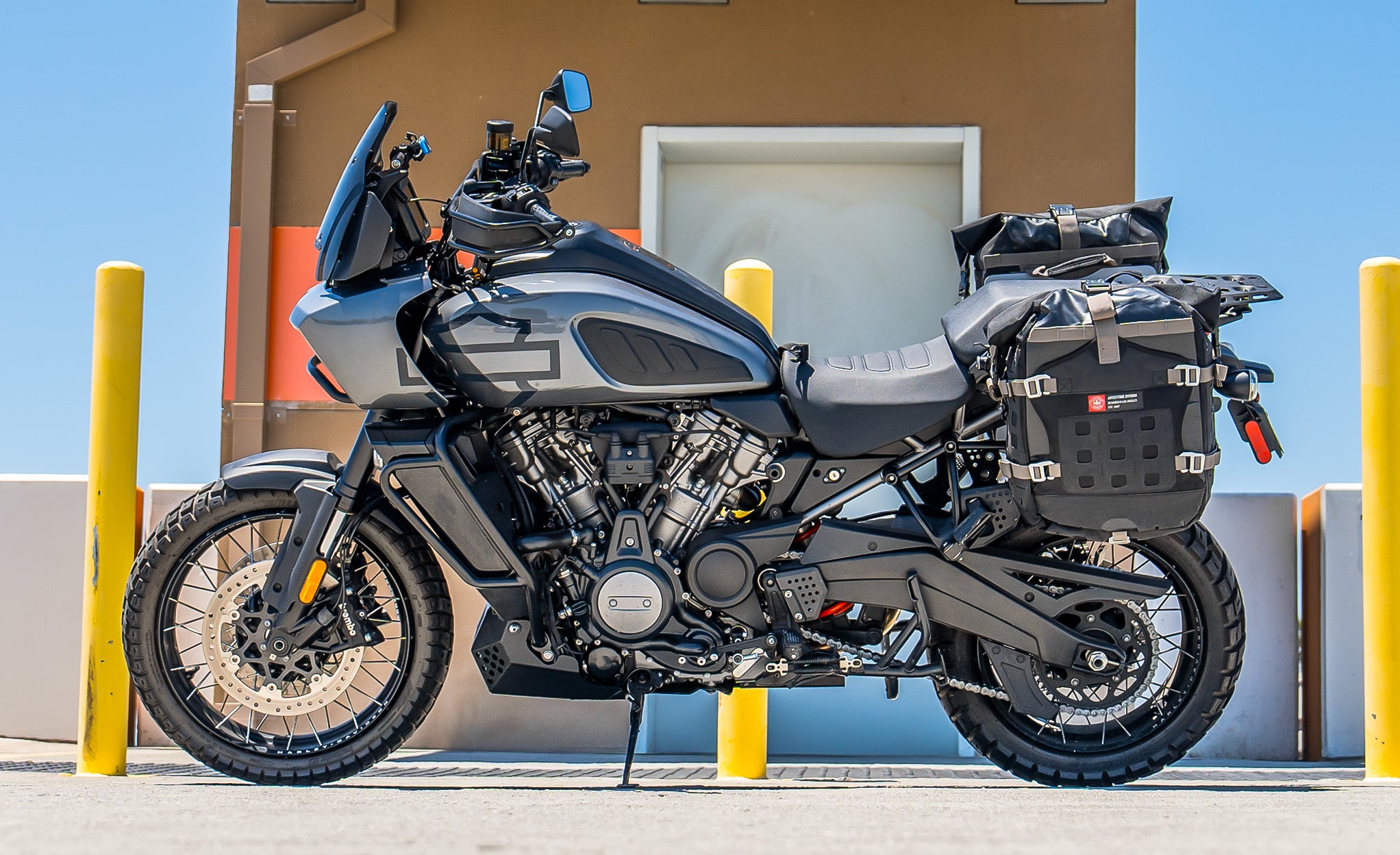 Viking 40L Apex Medium Adventure Touring Panniers for Harley Pan
