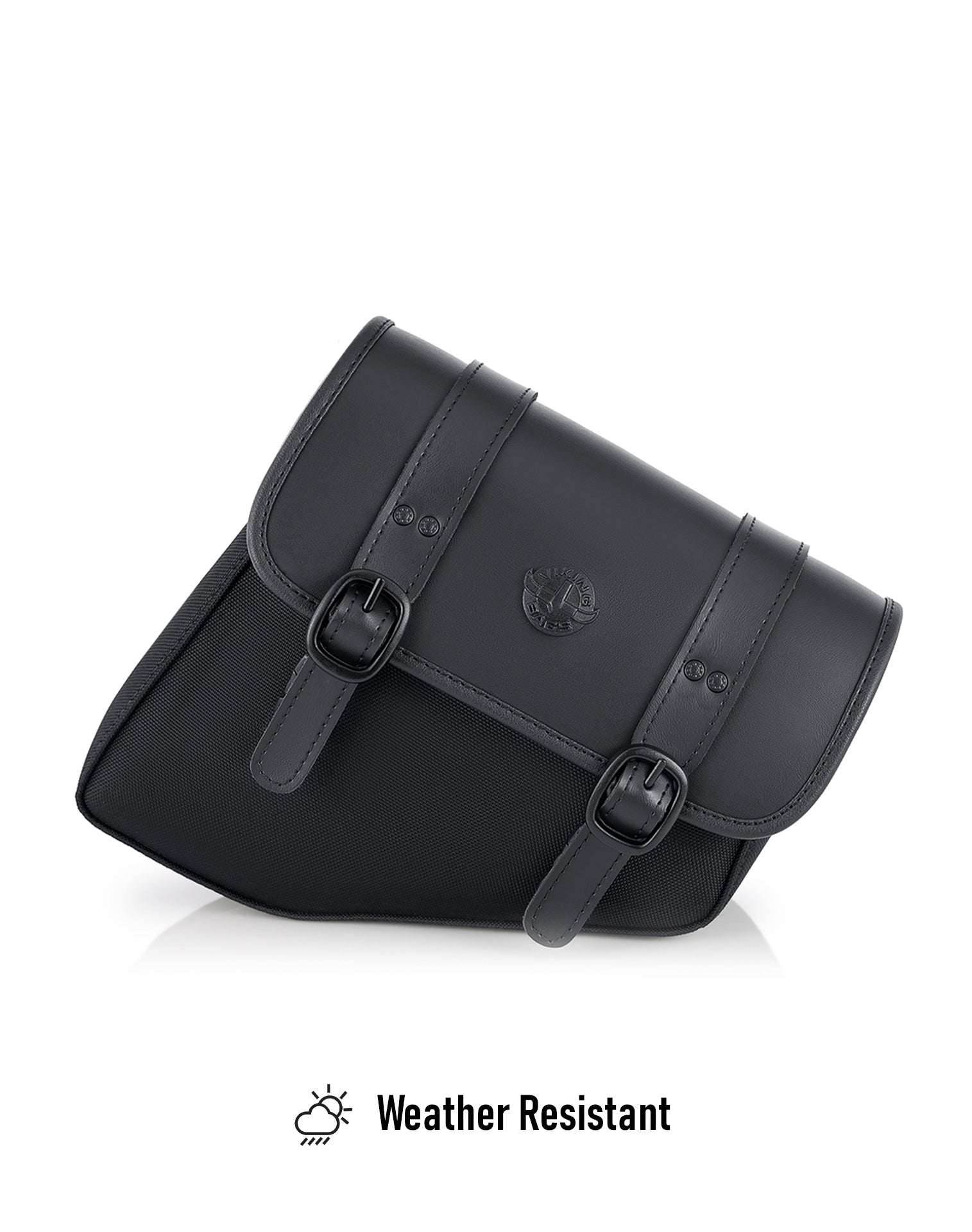 8L - Pony Indian Chief Dark Horse Leather Motorcycle Saddlebags