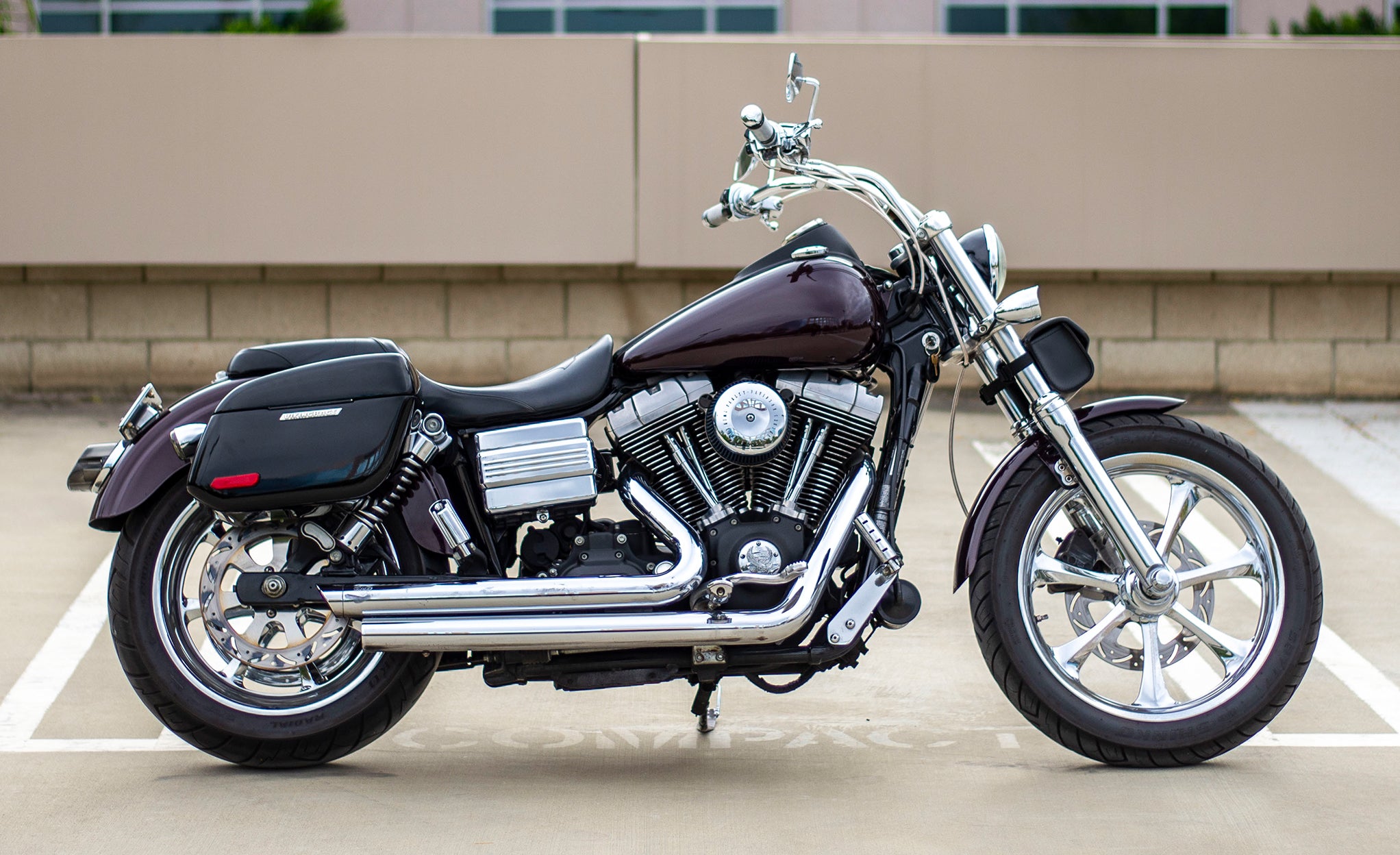 Harley Davidson Dyna Street Bob FXDB/I Saddlebags - Viking