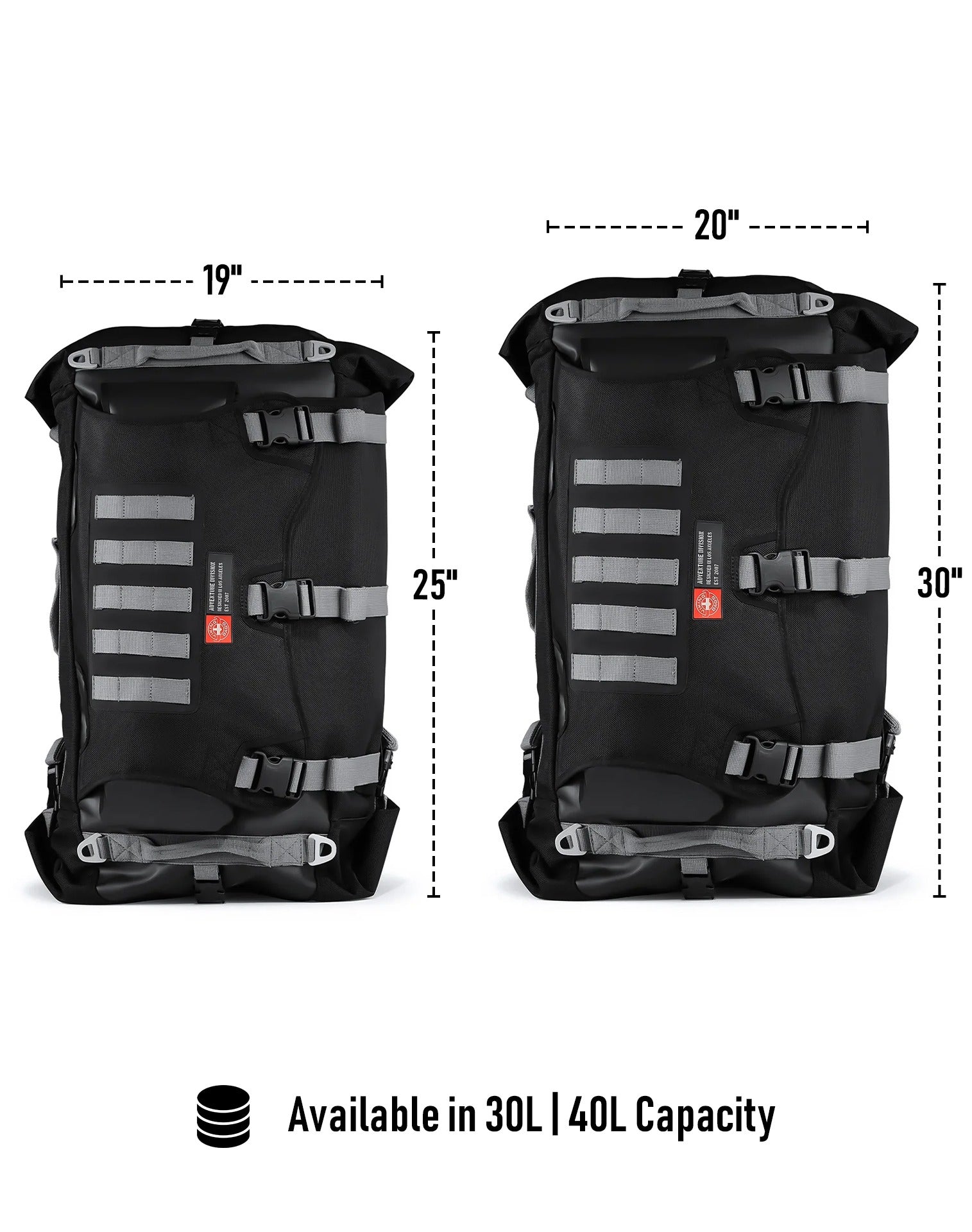 Viking Apex 40L Motorcycle Duffel Bag - Adventure Touring - VikingBags