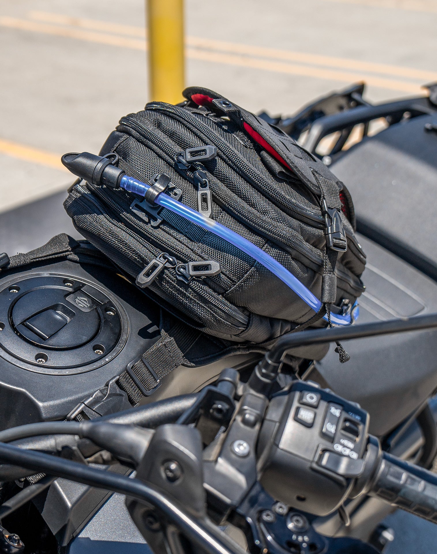 7L - Apex Ducati ADV Touring Backpack with Hydration Pack Lifestyle