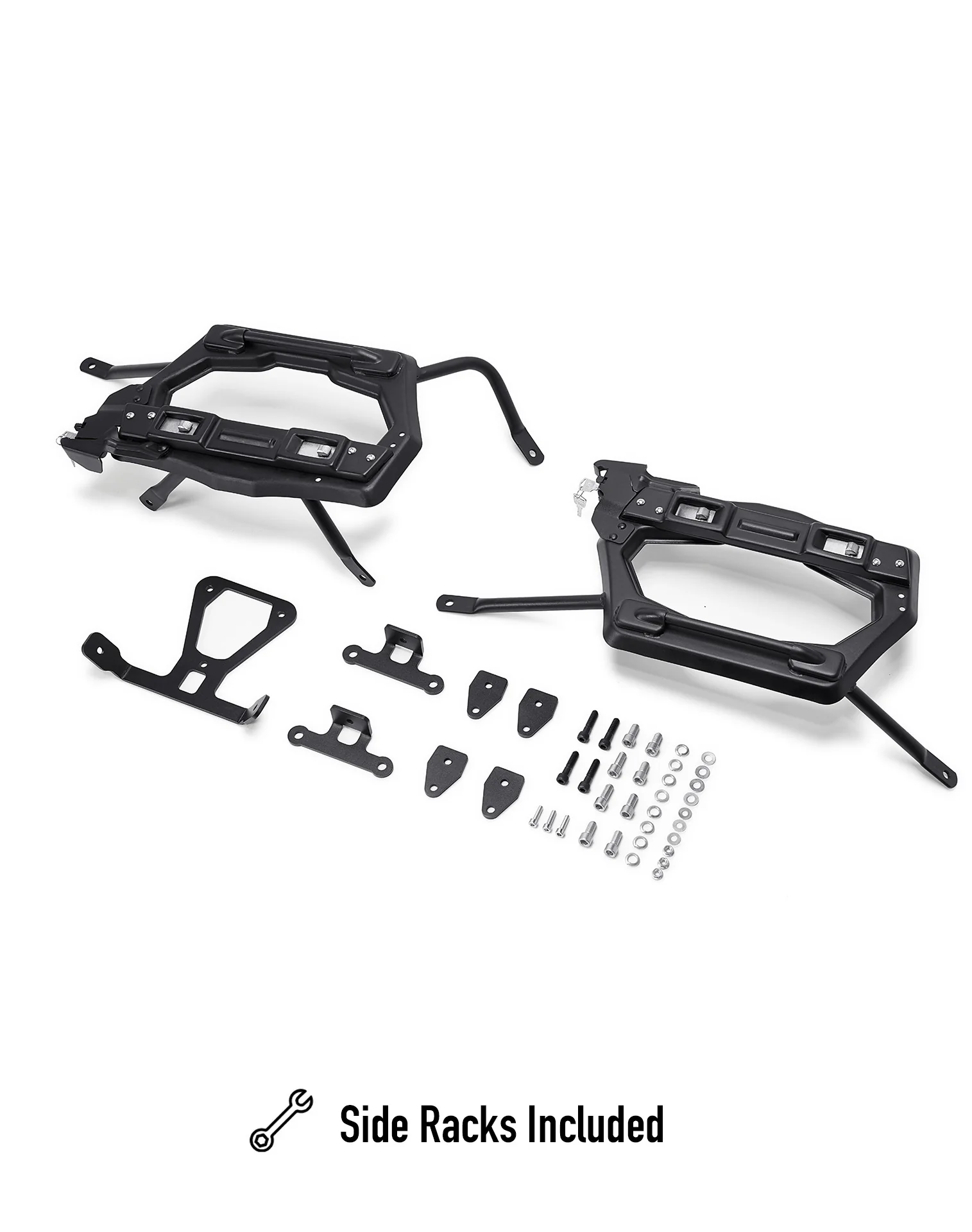 Viking Apex XL BMW R 1200 GS Aluminum Side Cases Black Hardware Included