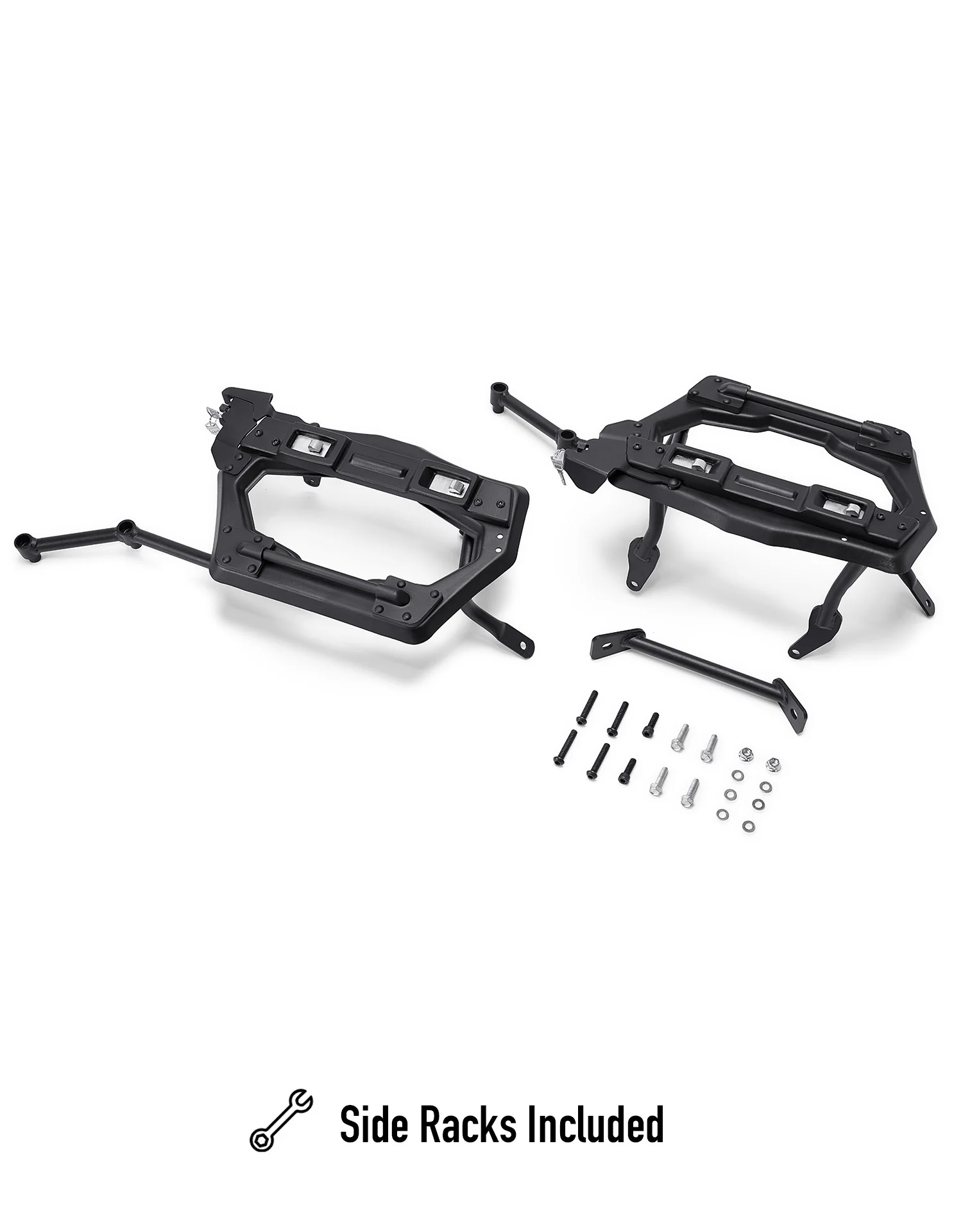 Viking Apex XL Motorcycle Side Cases for Harley Pan America RA1250/S Black Hardware Included