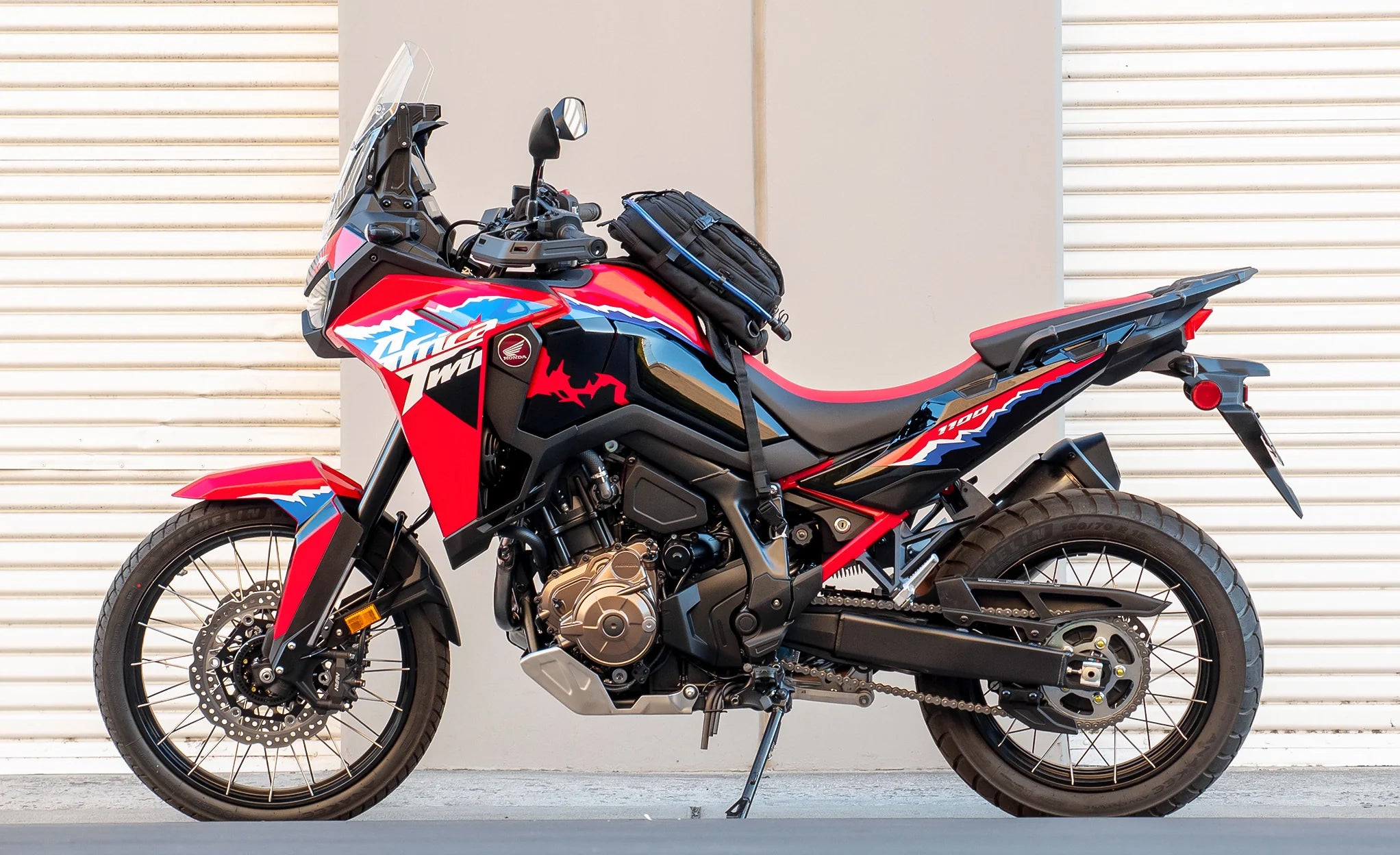 7L - Apex Honda ADV Touring Tank Bag with Hydration Pack Life Style Photo @expand