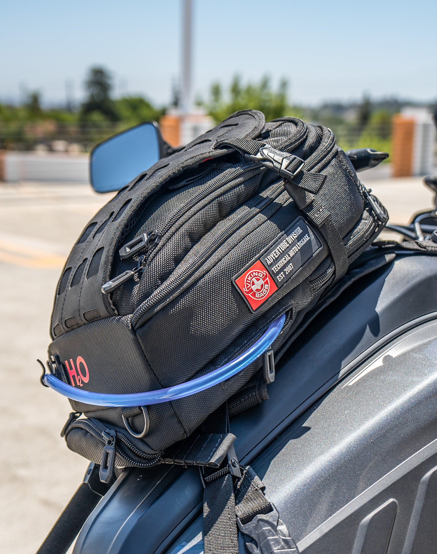 バッグ AQ7kP9 Viking Apex Kawasaki Adventure Touring Backpack with Hydration Pack