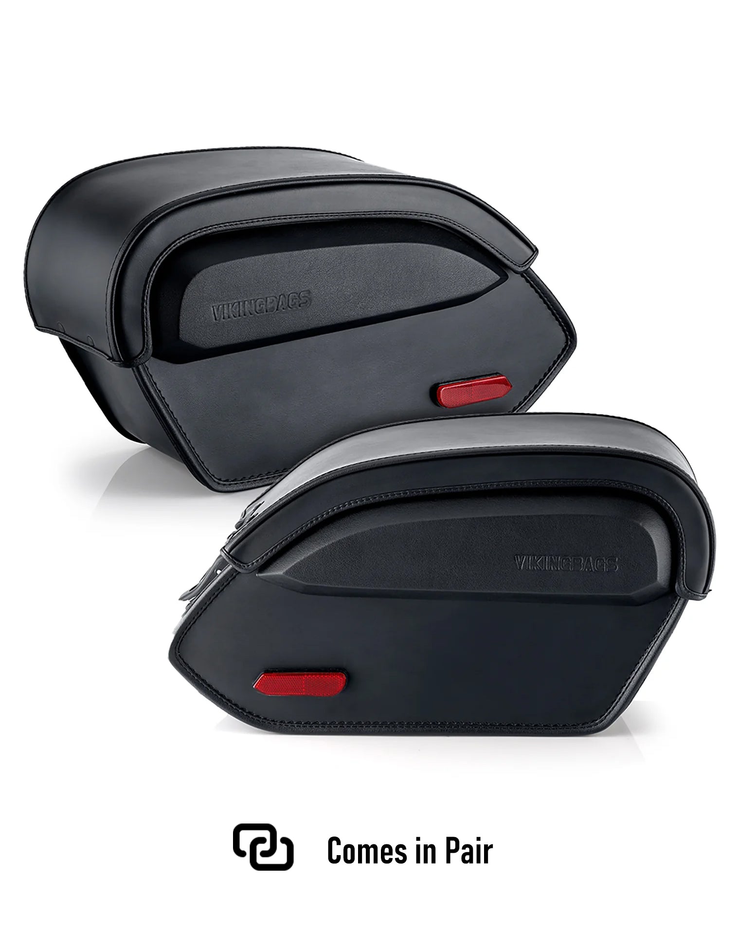 Viking Aviator Large Suzuki Intruder 1500 Vl1500 Leather Motorcycle Saddlebags Weather Resistant Bags Comes in Pair