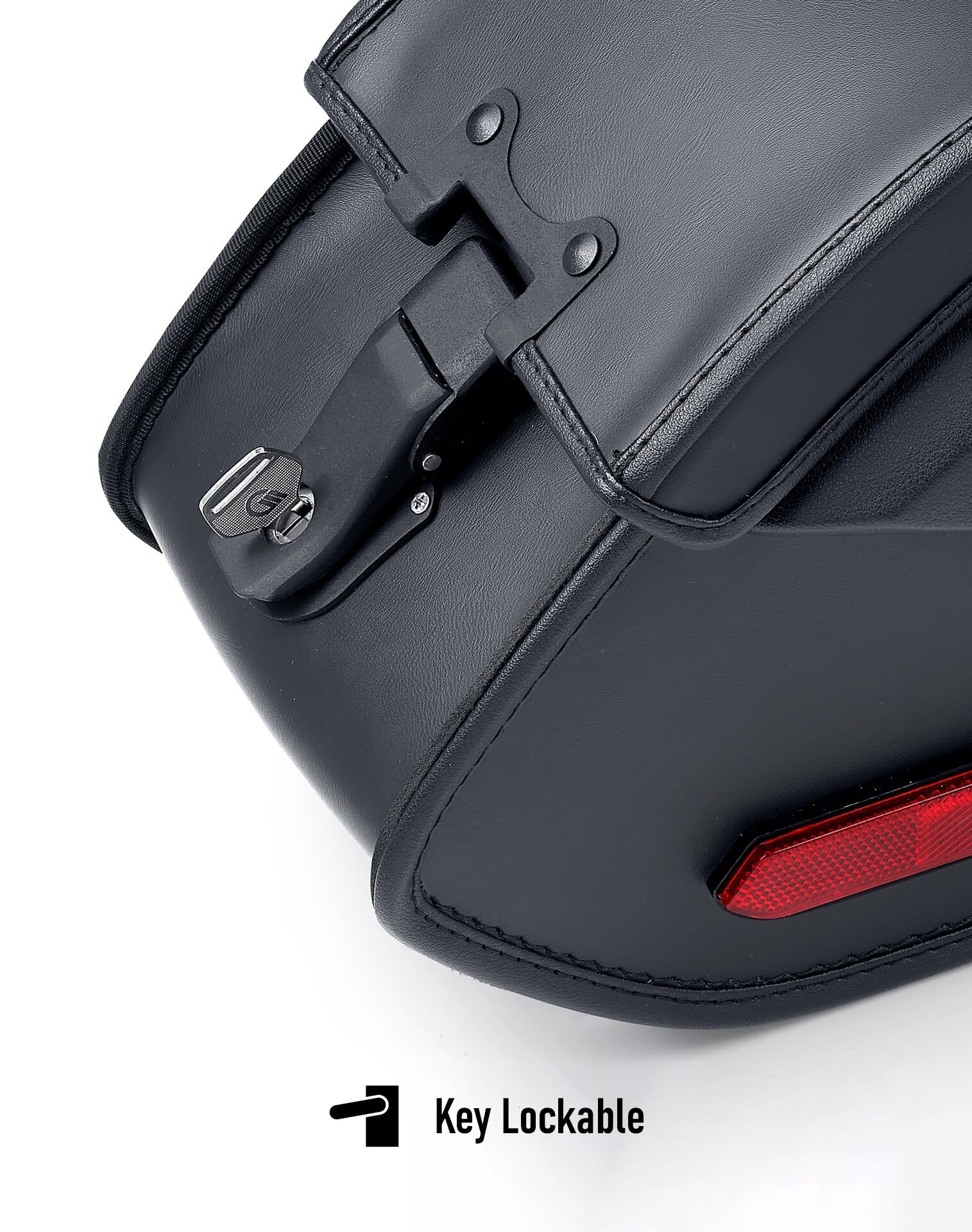 Viking Aviator Large Triumph Rocket Iii Touring Leather Motorcycle Saddlebags are Durable