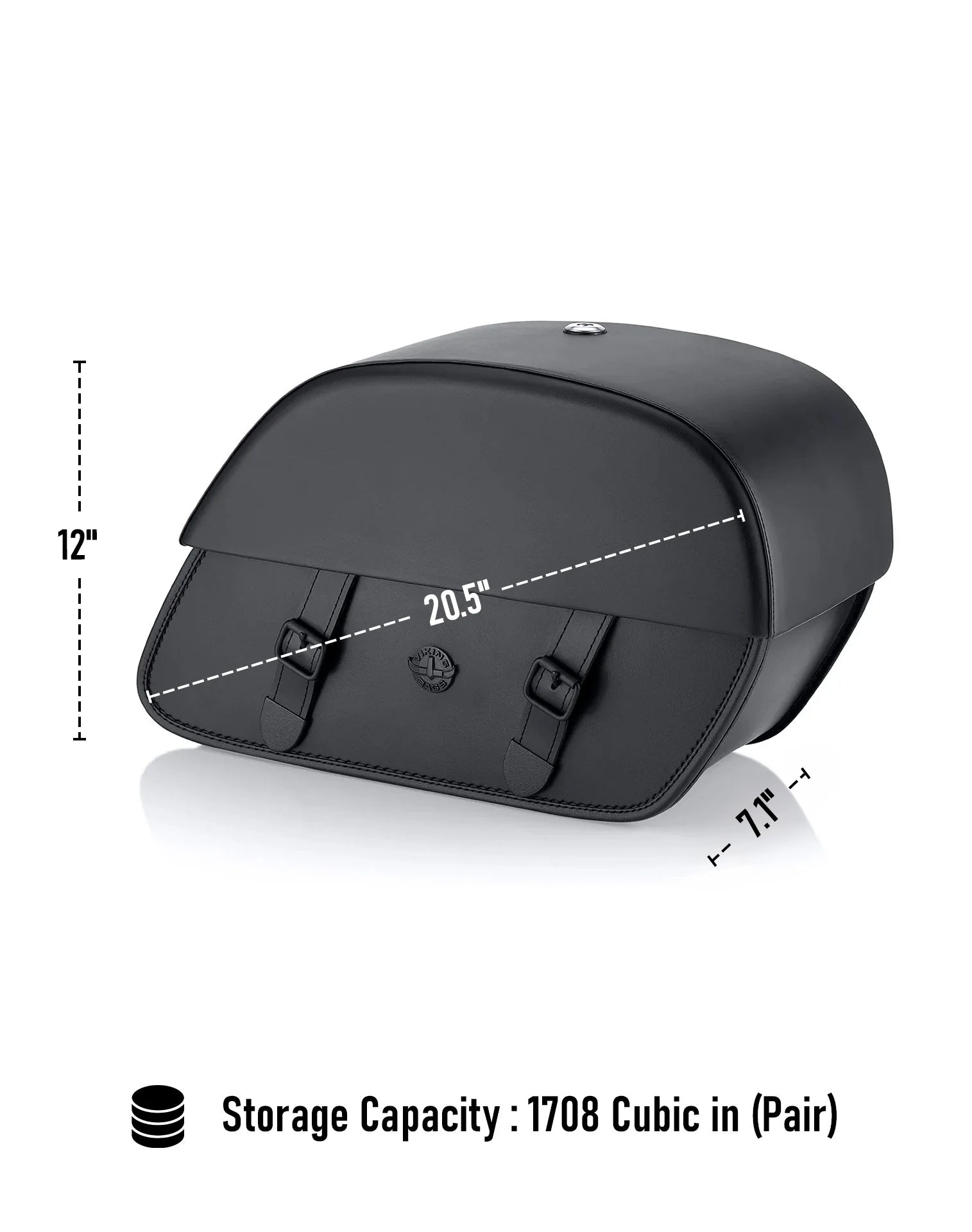 28L - Baelor Medium Suzuki Boulevard M50 VZ800 Motorcycle Saddlebags Storage Capacity