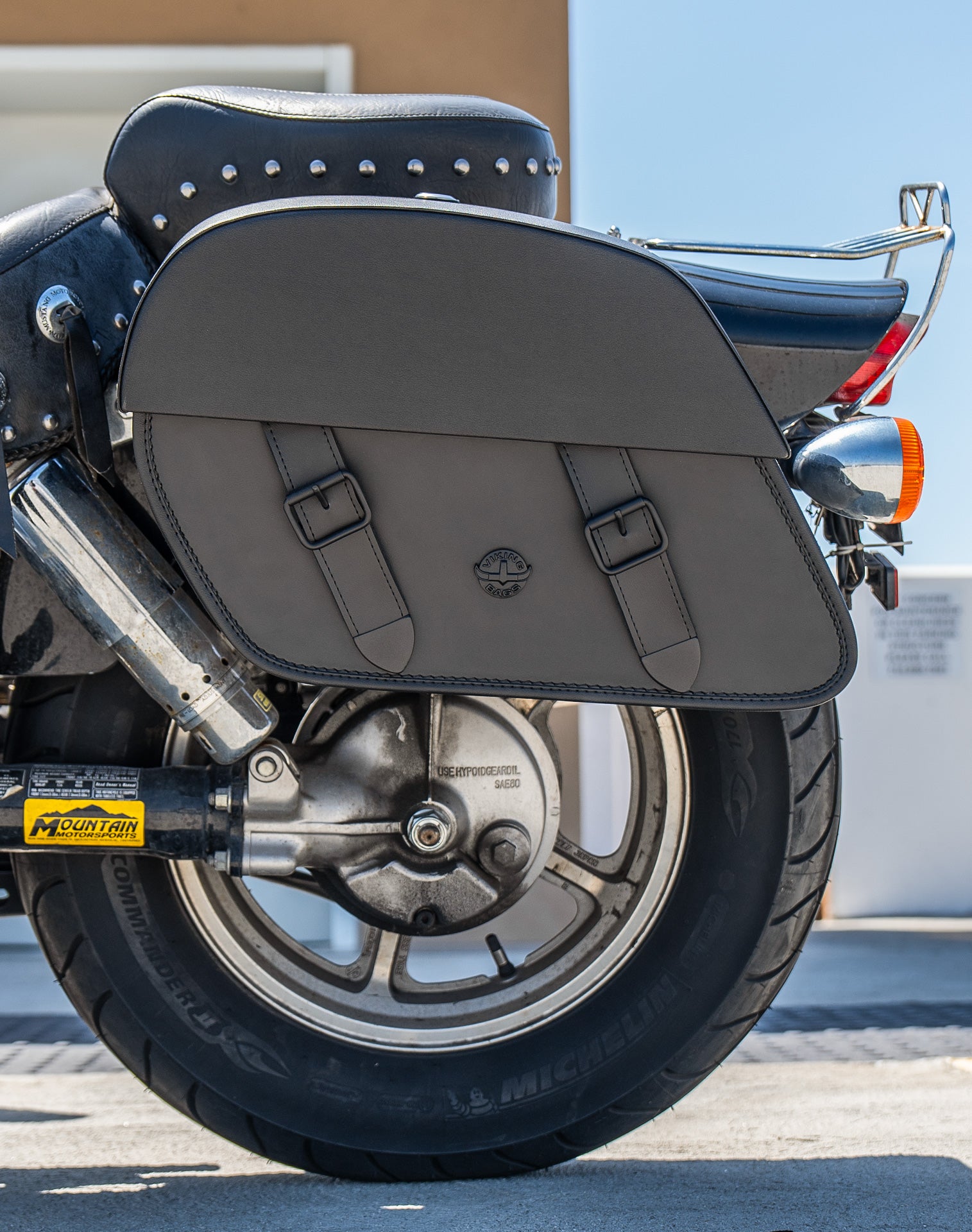 28L - Baelor Medium Honda Shadow 1100 Spirit Motorcycle Saddlebags v2