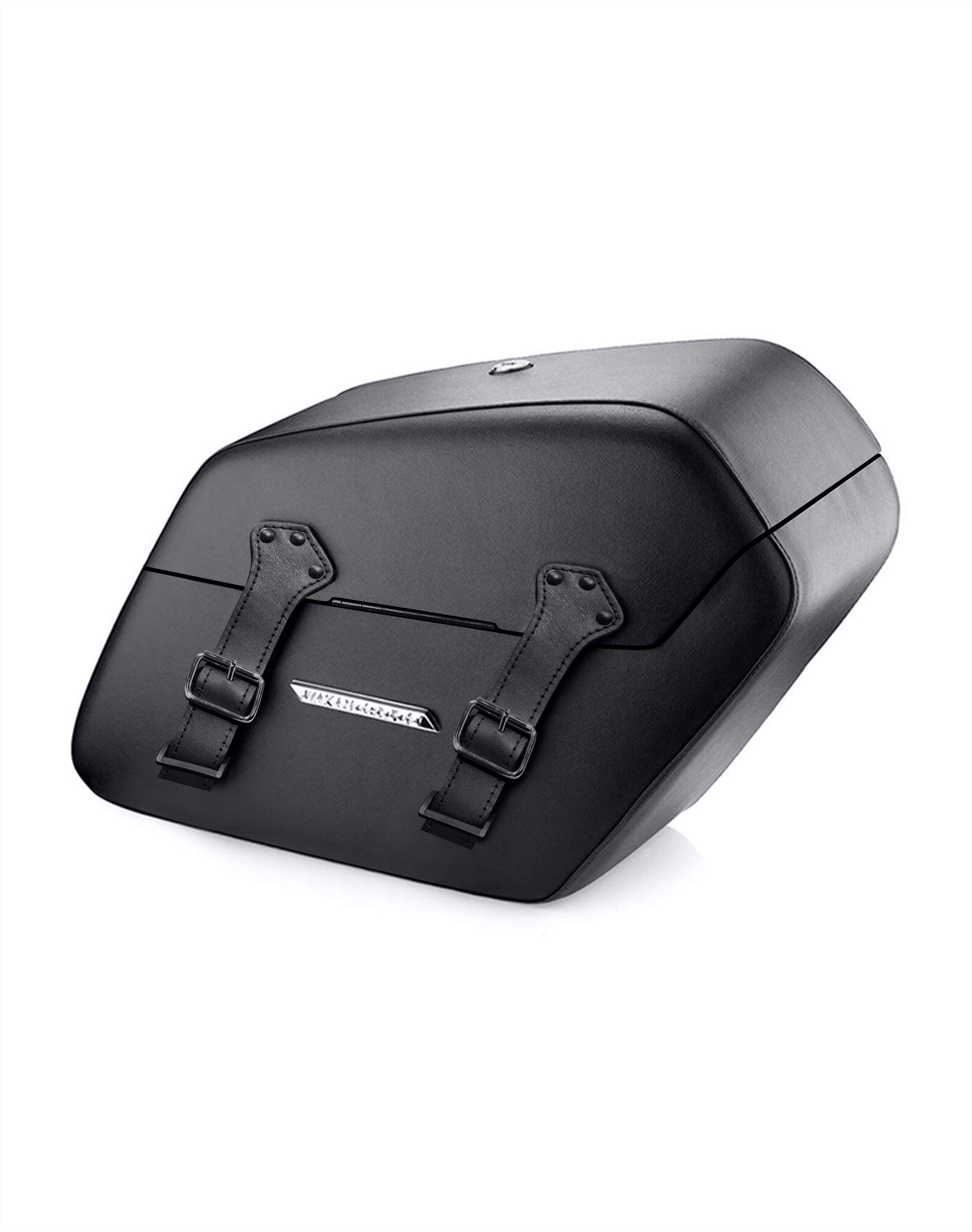 Mutazu HL Matte Black Hard Saddlebags – Fits Harley Softail, Sportster, Dyna, Road King, Glide