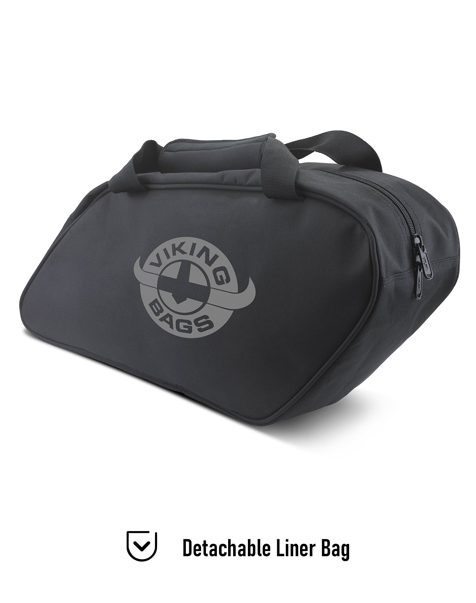 42L - Baldur XL Matte Motorcycle Hard Saddlebags for Harley Softail Deadwood Detachable Liner Bag