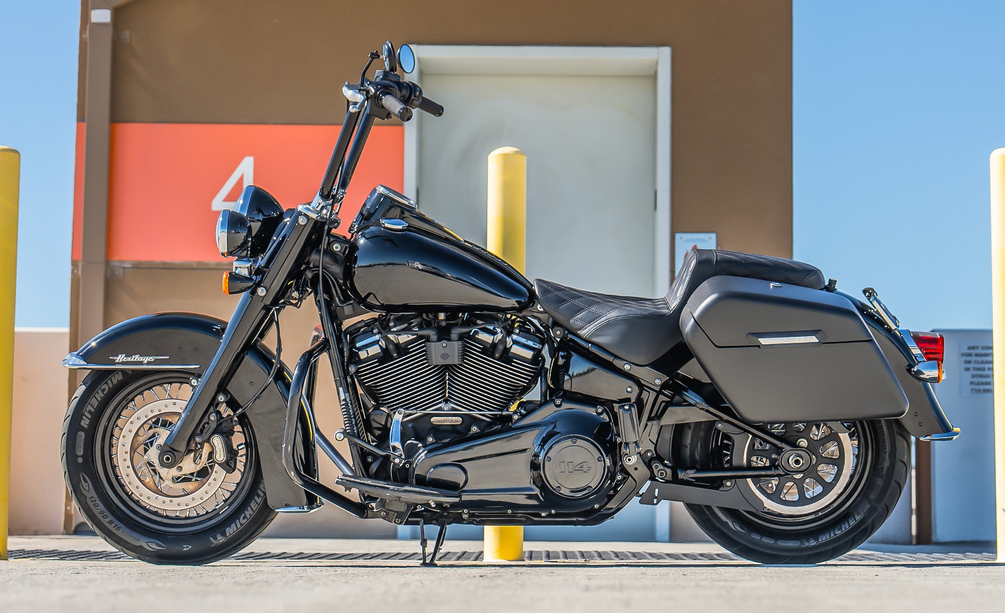 Viking 42L Baldur XL Harley Softail Heritage FLHC/S Matte