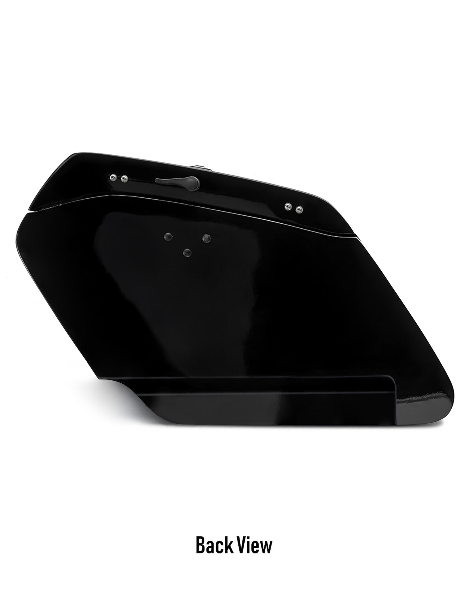 42L - Baldur XL Painted Motorcycle Hard Saddlebags for Harley Softail Deadwood Back View