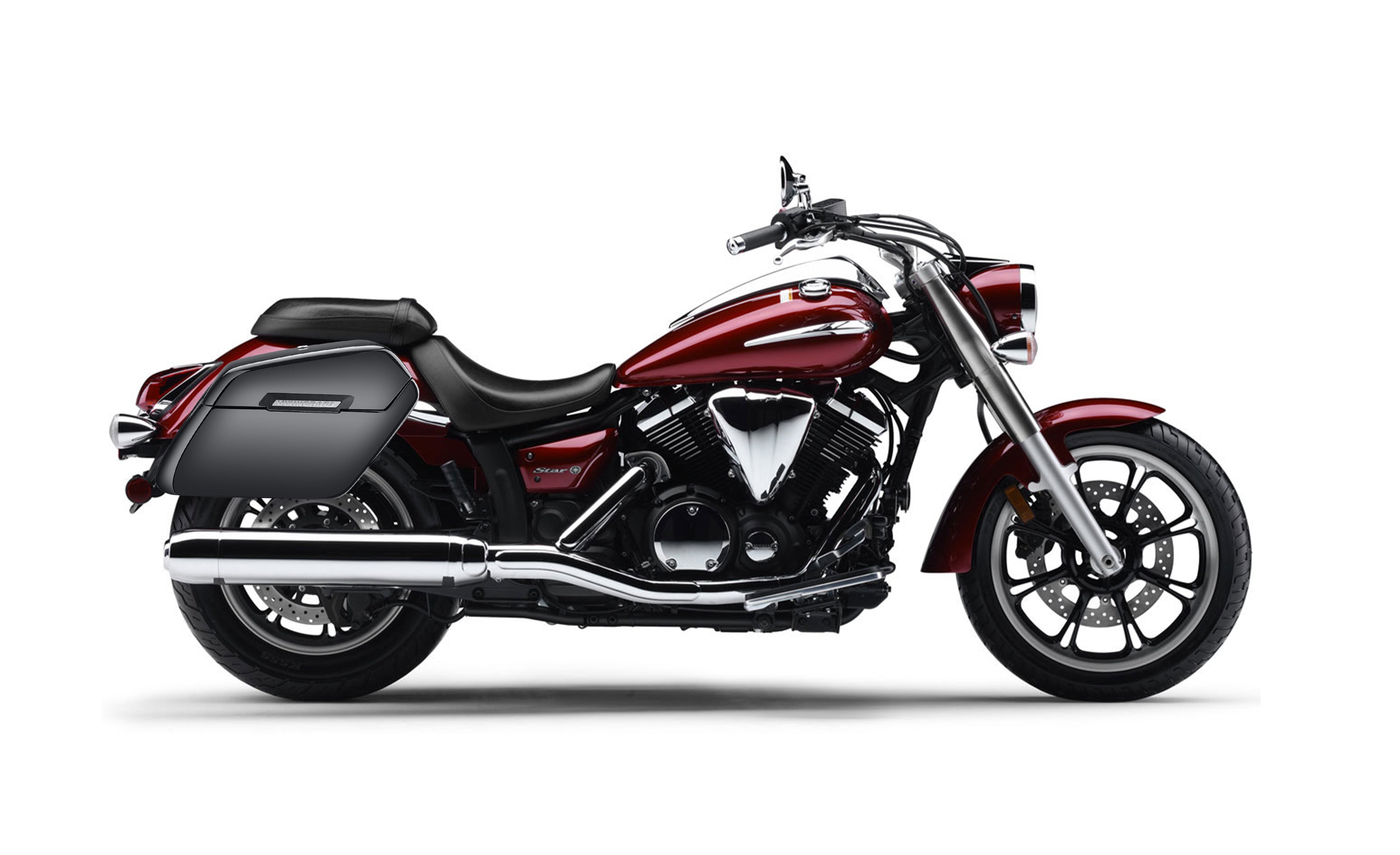 Viking 42L Baldur XL Yamaha V Star 950 Painted Motorcycle Hard