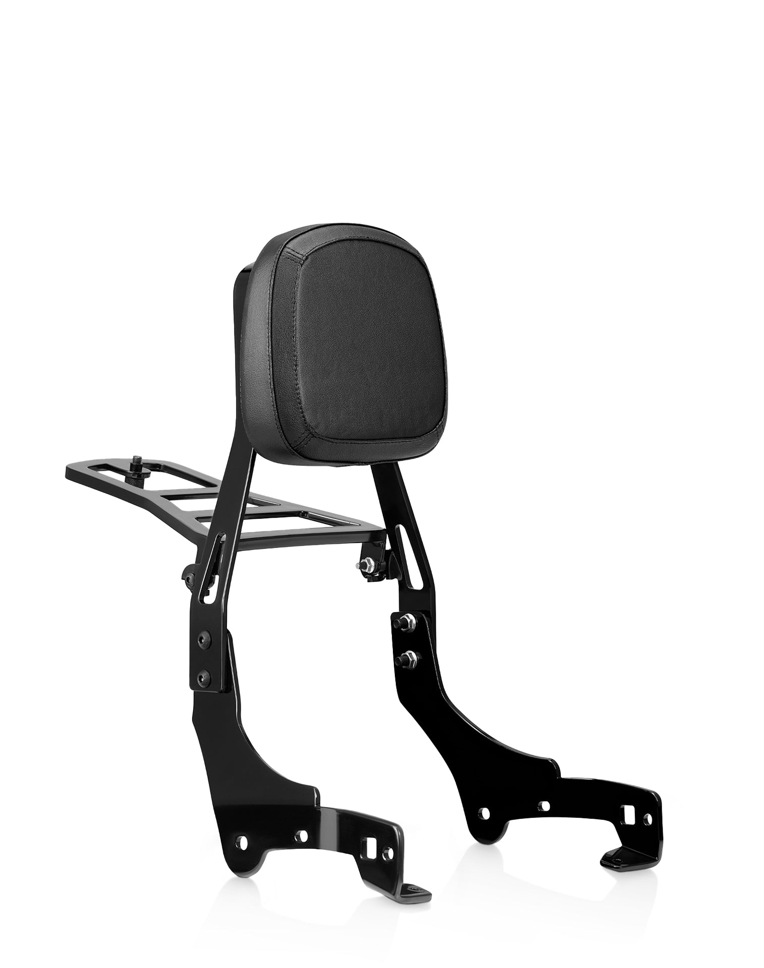 Viking Battle Axe Kawasaki Vulcan S Sissy Bar With Backrest Gloss Black