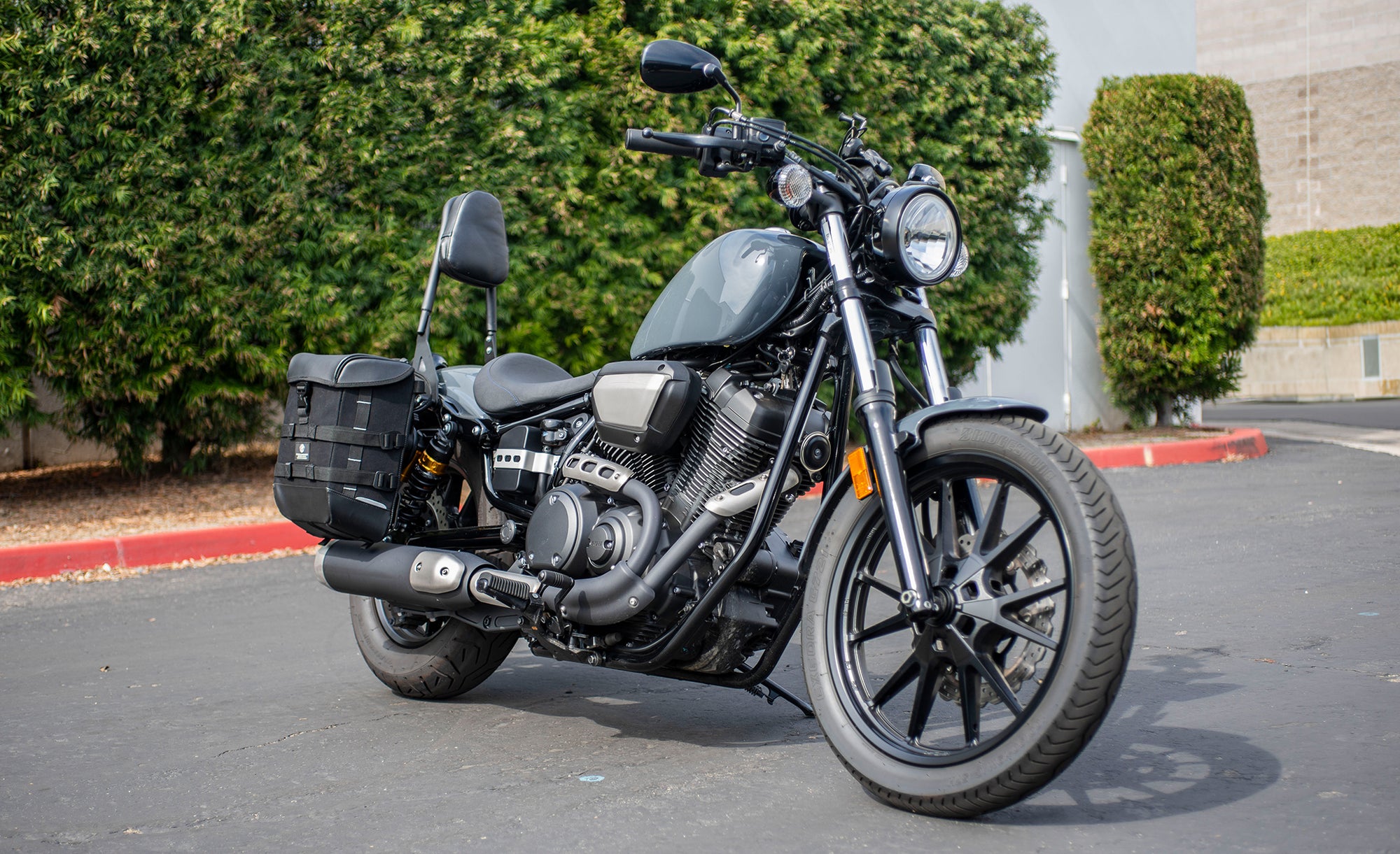 Viking Battle Axe Yamaha Bolt Gloss Black Motorcycle Sissy Bar With