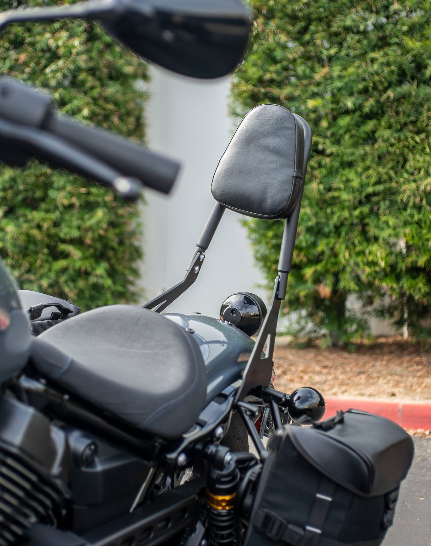 Viking Battle Axe Yamaha Bolt Gloss Black Motorcycle Sissy Bar With