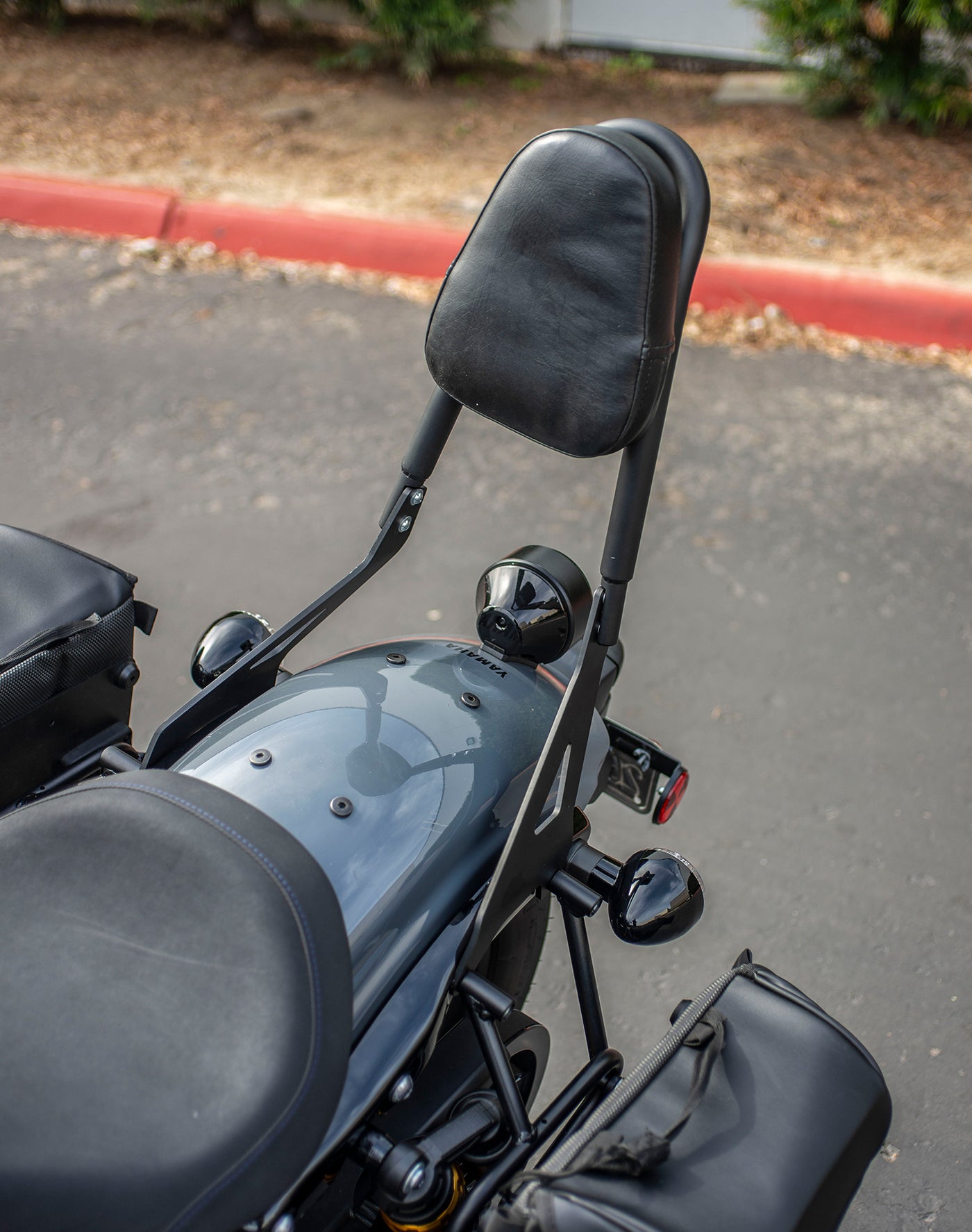 Viking Battle Axe Yamaha Bolt Gloss Black Motorcycle Sissy Bar With