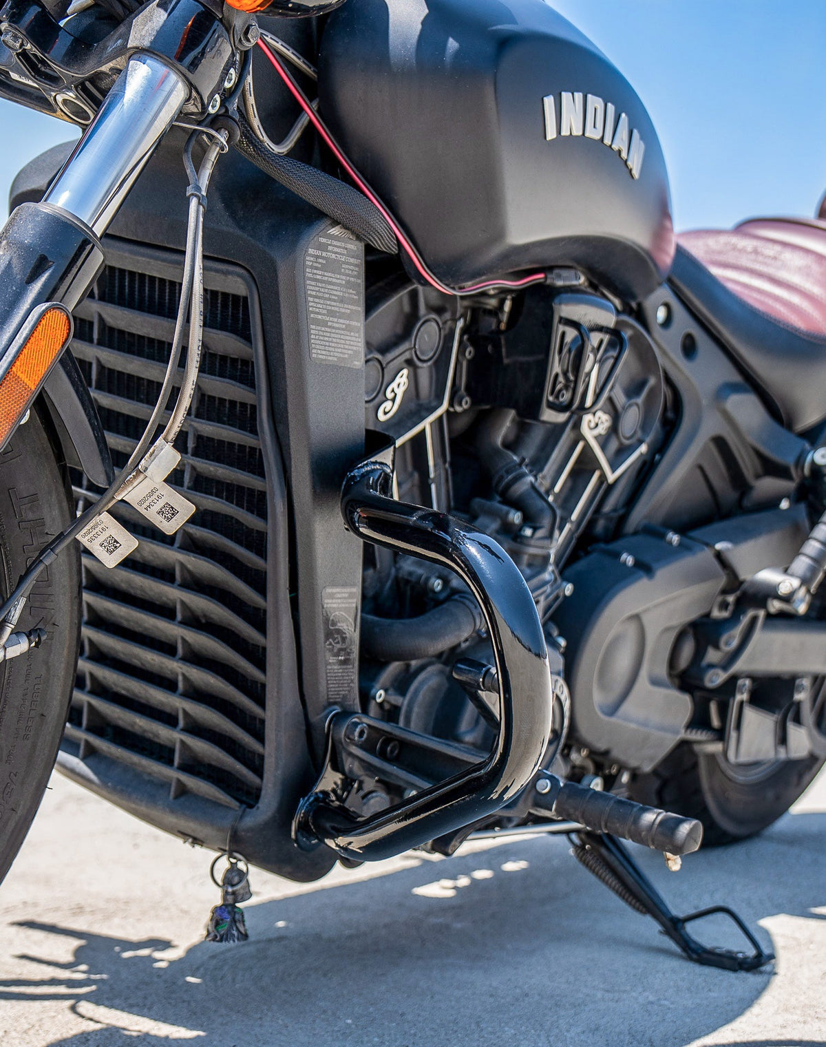 Viking Cherokee Indian Scout Rogue Crash Bar/Engine Guard Gloss Black