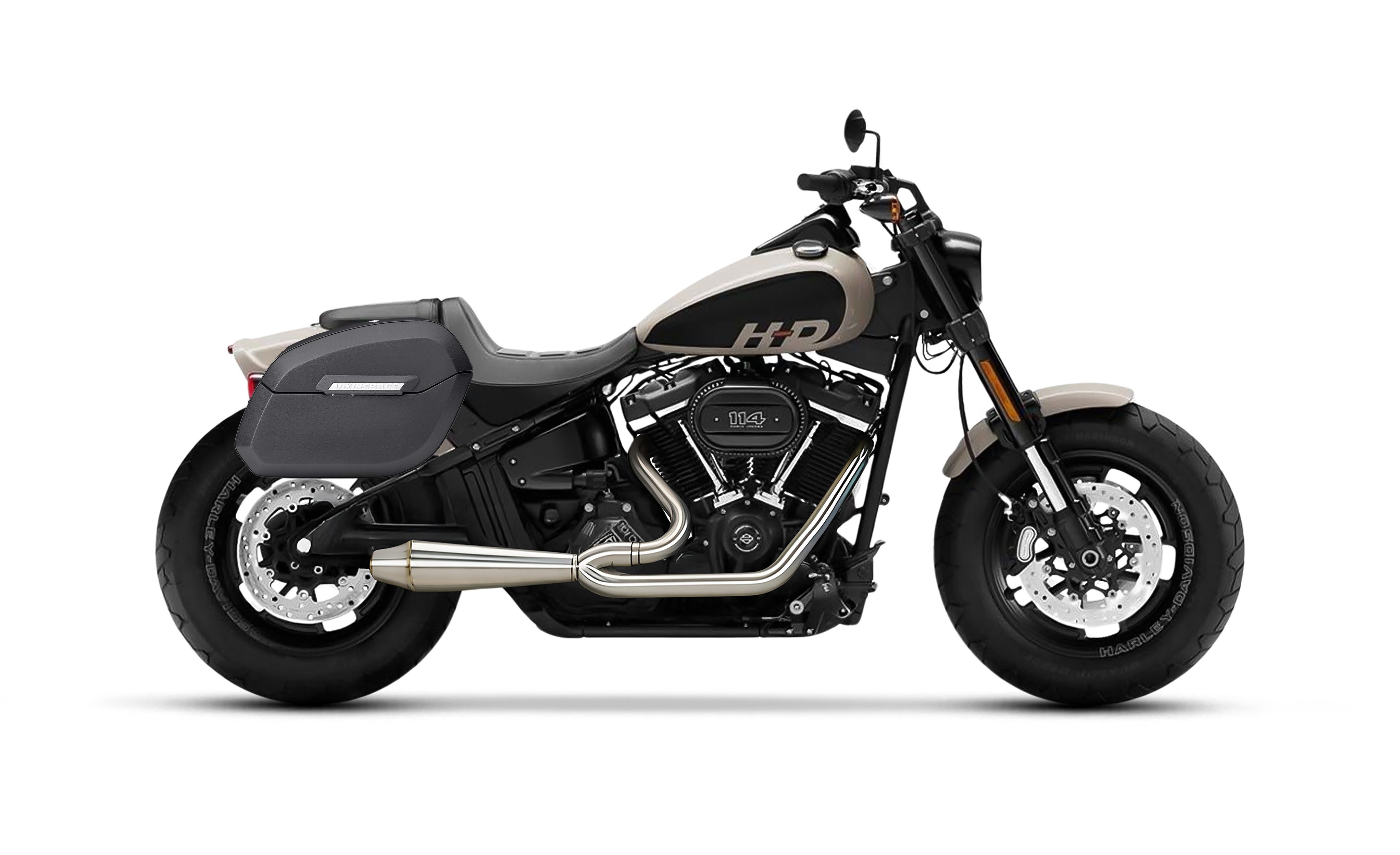 2018 hd fat bob saddlebags - Main Image