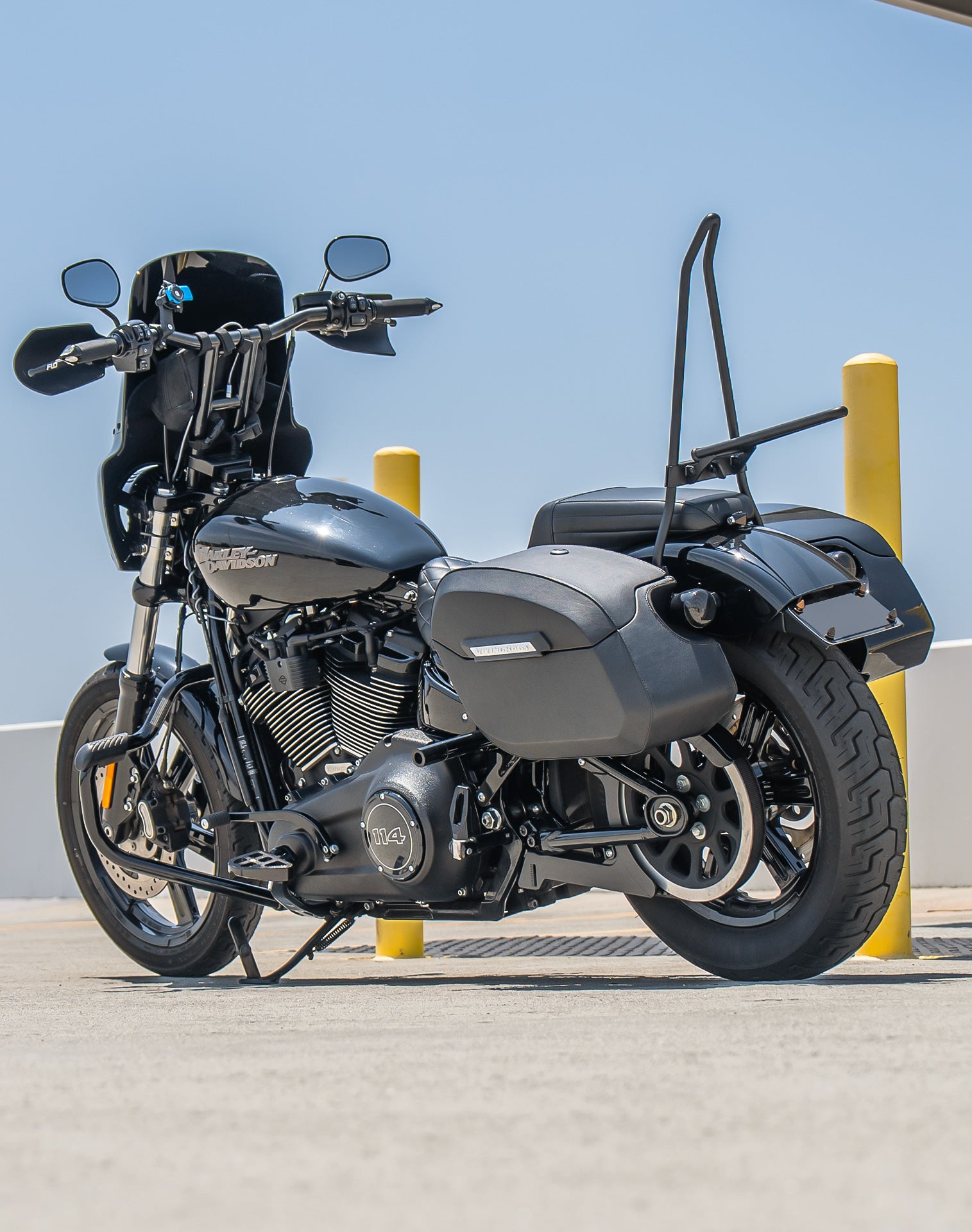 Viking Darkin Large Quick Mount Harley Softail Street Bob FXBB