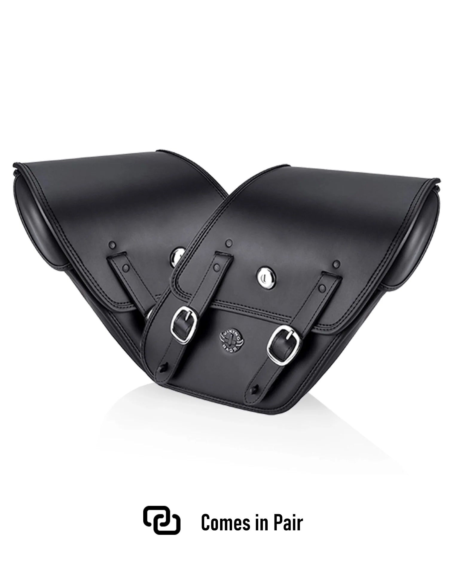 Viking Drifter Large Yamaha Bolt Specific Leather Motorcycle Saddlebags Weather Resistant Bags Comes in Pair