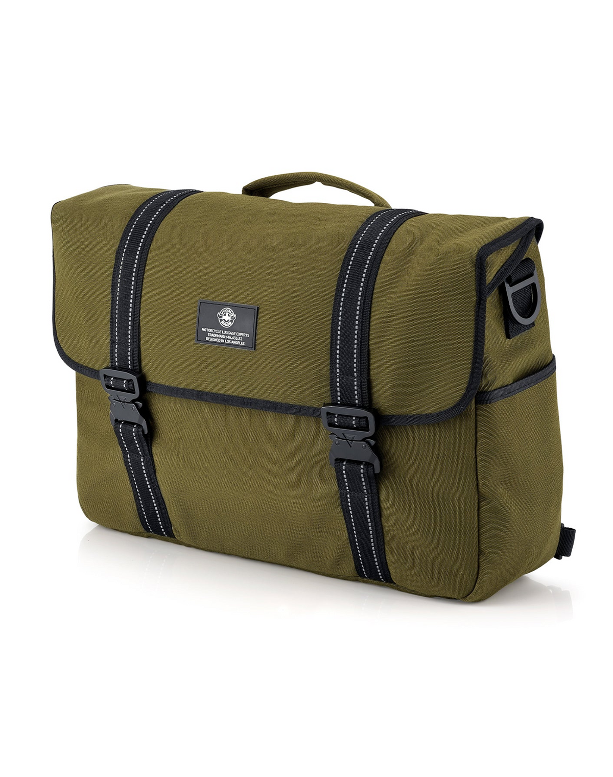 Viking Duotone Medium Green/Black Triumph Motorcycle Messenger Bag