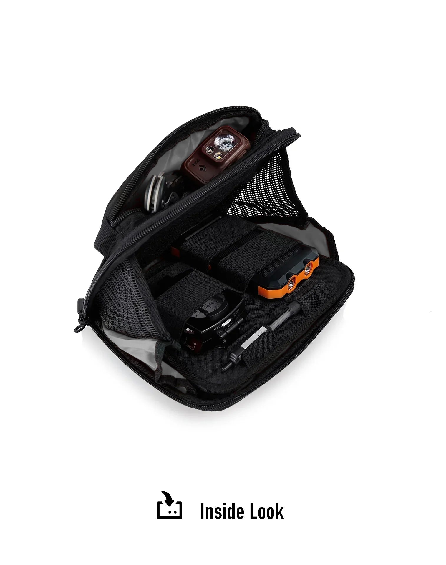 12L - Explorer Ducati Adventure Touring Backpack with Chest Harness Inside Look