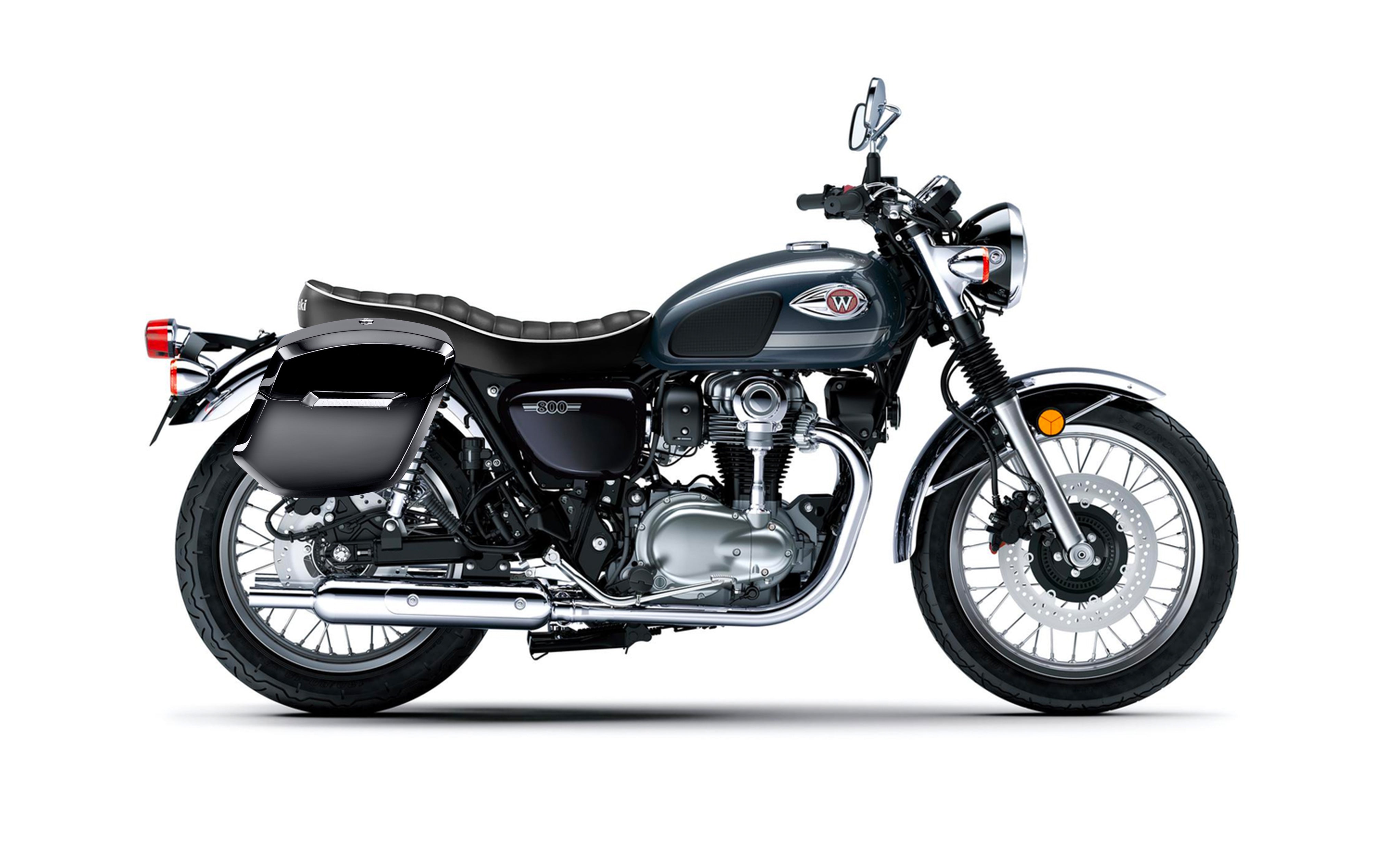 キングワルダー Viking 24L Ironclad Quick-Mount Medium Kawasaki W800 Painted