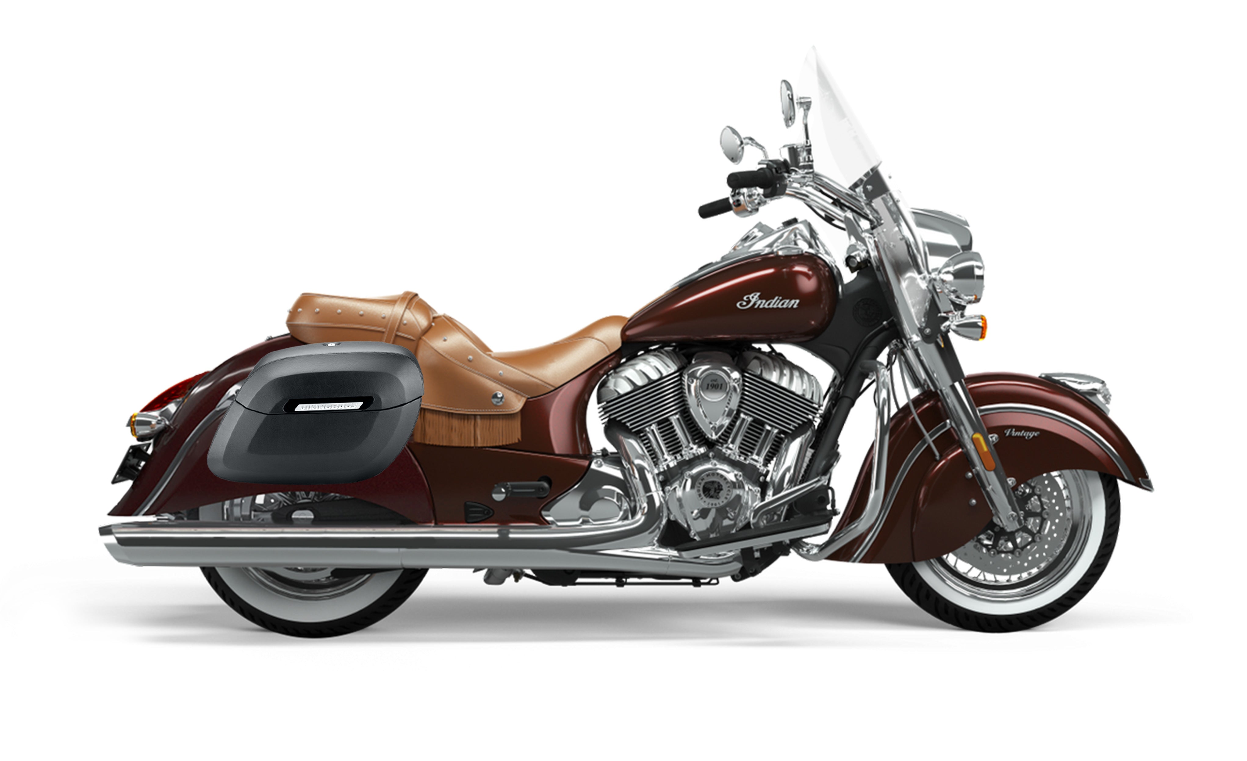 Indian Vintage Saddlebags. Hard & Leather Saddle Bags for Vintage