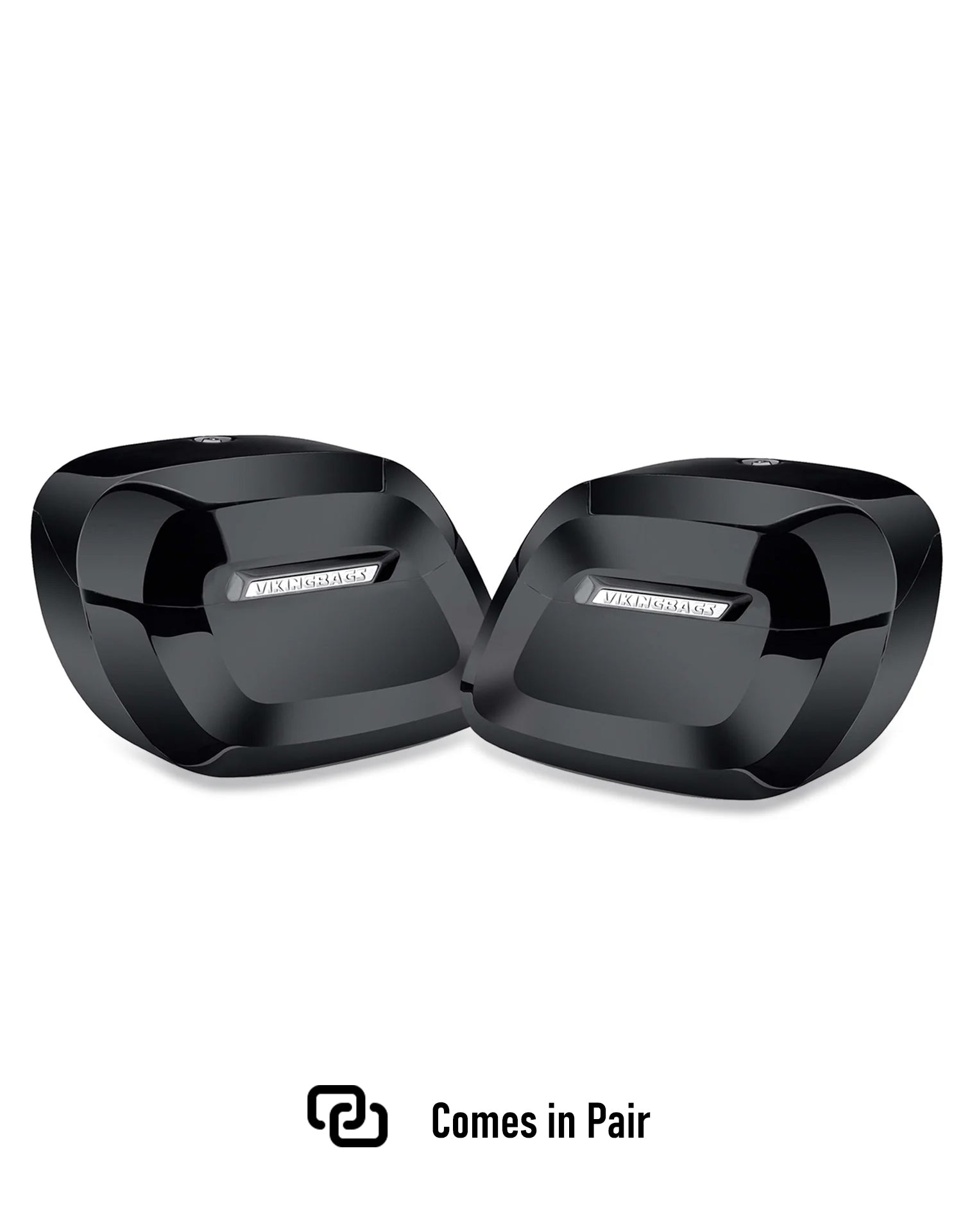 40L - Lamellar Raven XL Painted Motorcycle Hard Saddlebags for Harley Softail Deadwood Comes in Pair