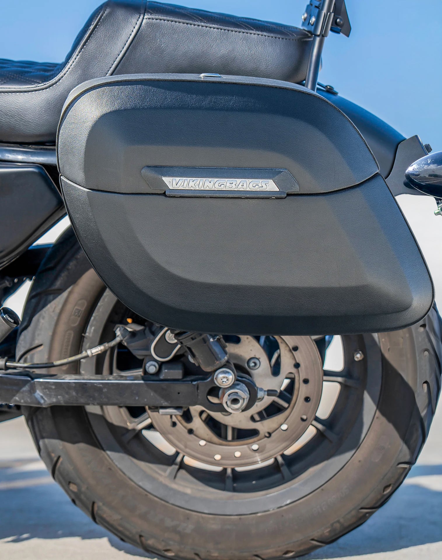 Viking 36L Lamellar Raven Extra Large Harley Sportster 883 Iron