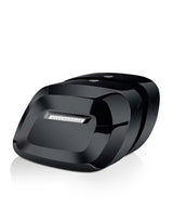 36L - Lamellar Raven Extra Large Shock Cut-out Painted Hard Saddlebags for Harley Dyna Street Bob FXDB/I Main View