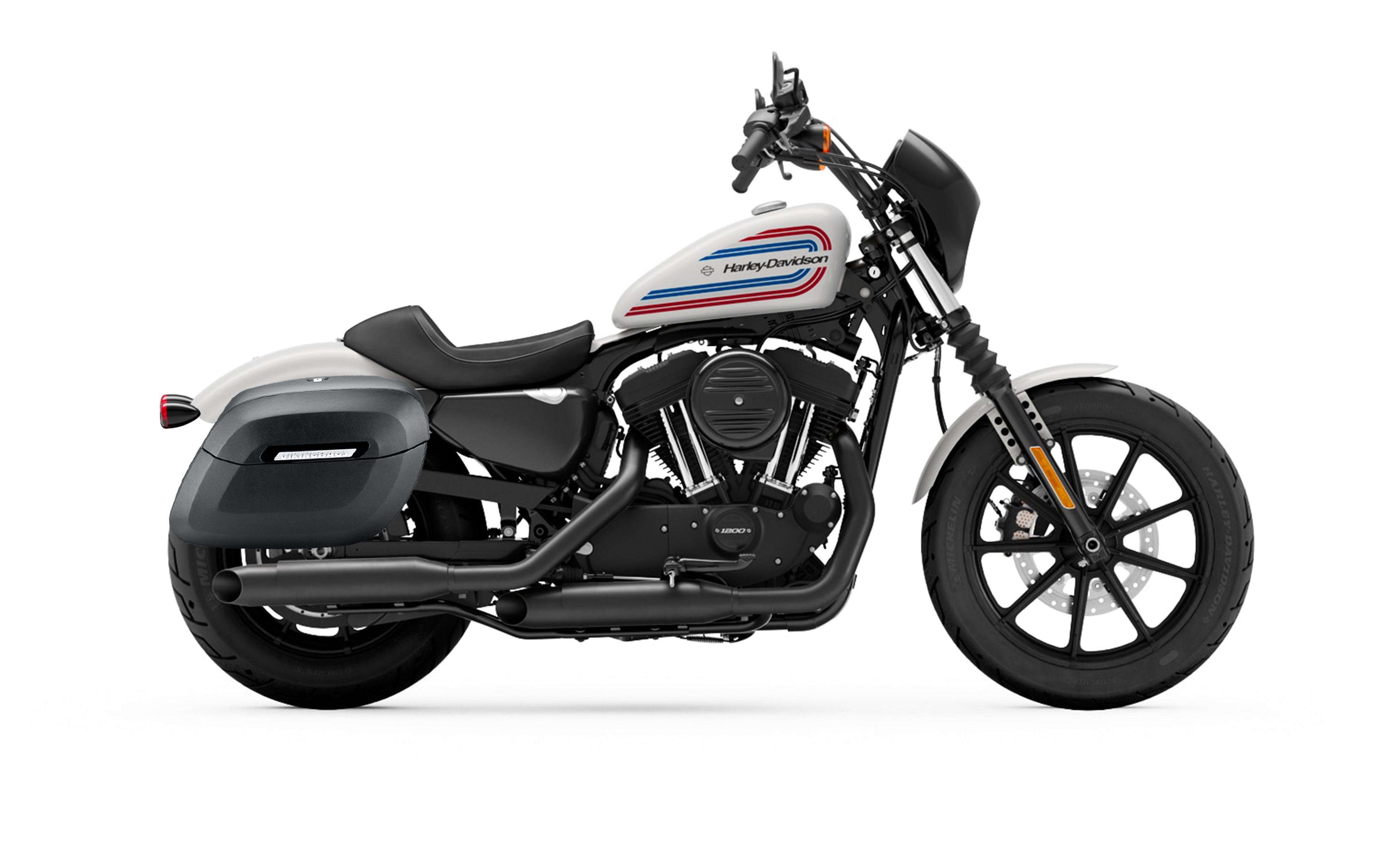 Viking 36L Lamellar Raven XL Harley Sportster 1200 Iron XL1200NS
