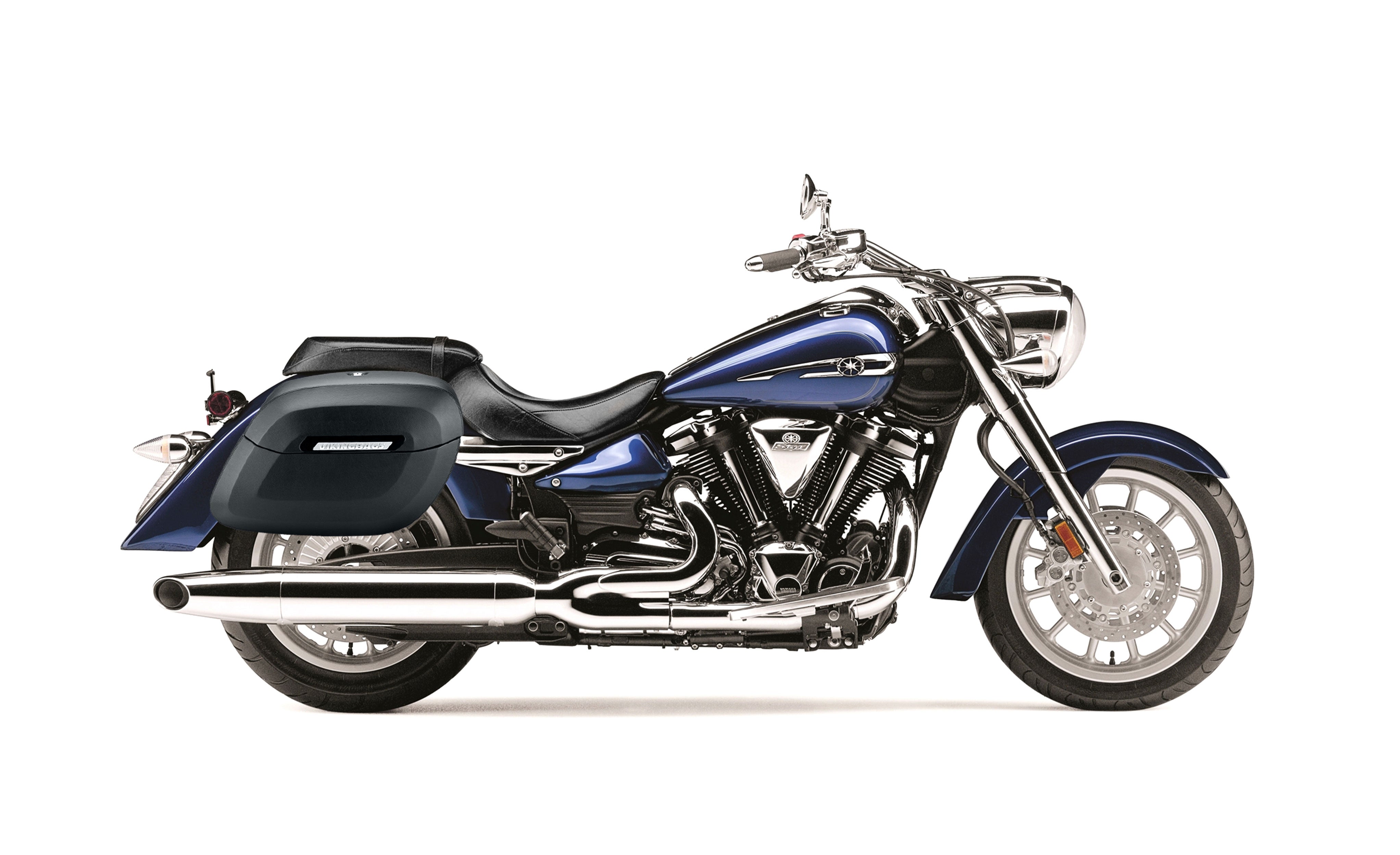 Viking 40L Lamellar Raven XL Yamaha Stratoliner XV 1900 Leather