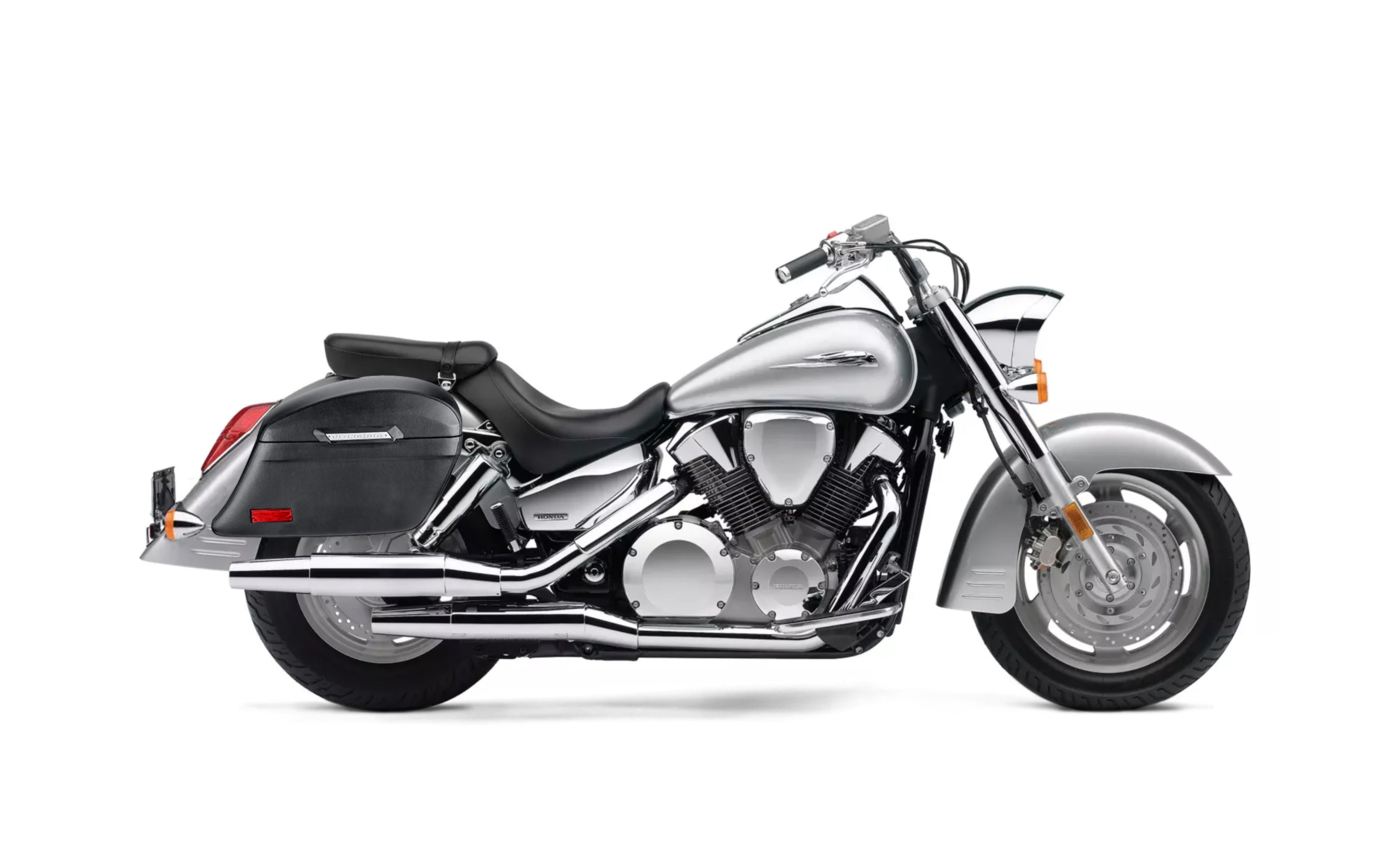Viking 44L Lamellar Stallion XL Honda VTX 1300 S Leather Wrap Hard