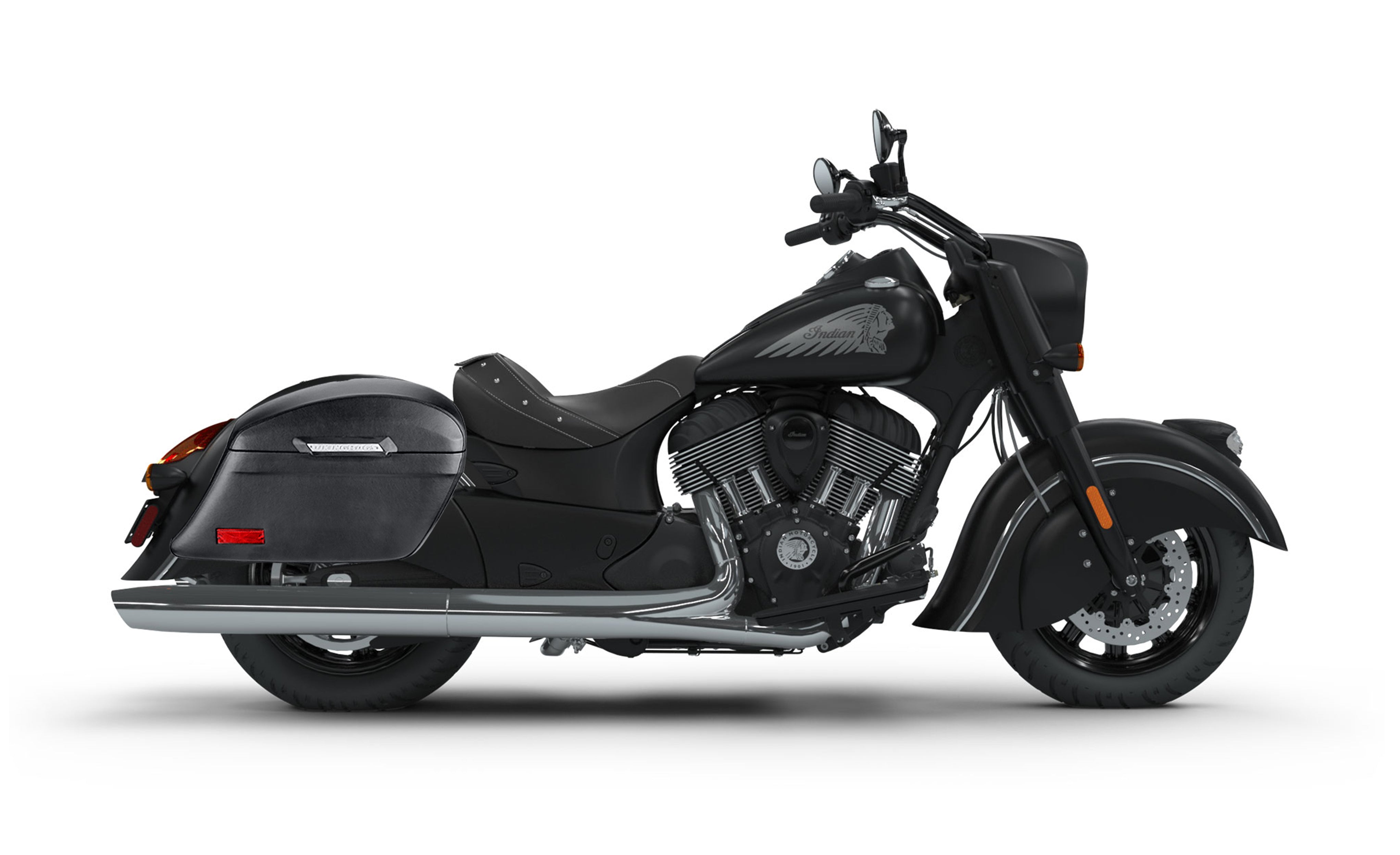 44L - Lamellar Stallion Extra Large Indian Chief Darkhorse Leather Covered Motorcycle Hard Saddlebags Bag on Bike @expand