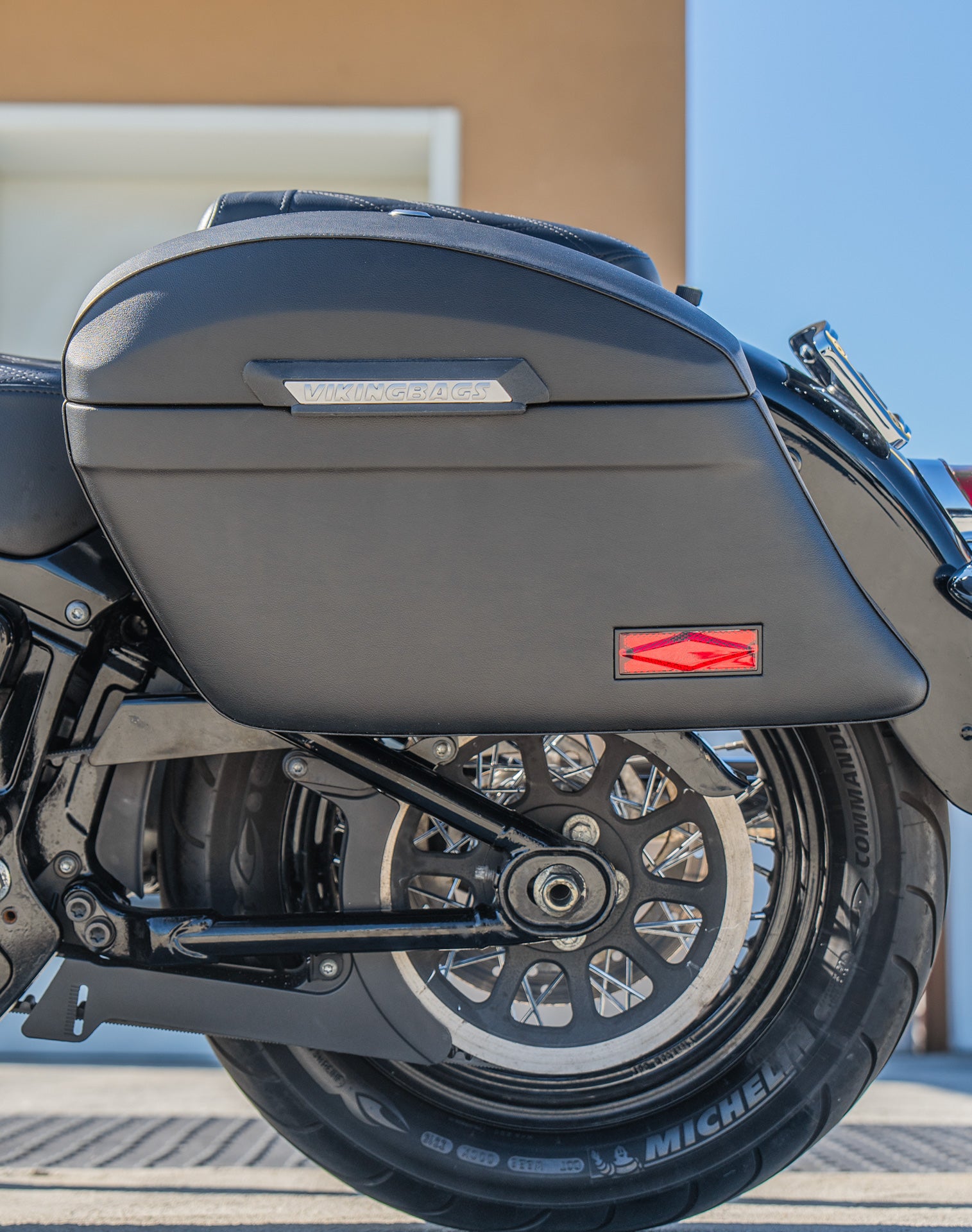 Viking 44L Lamellar Stallion Extra Large Harley Softail Heritage