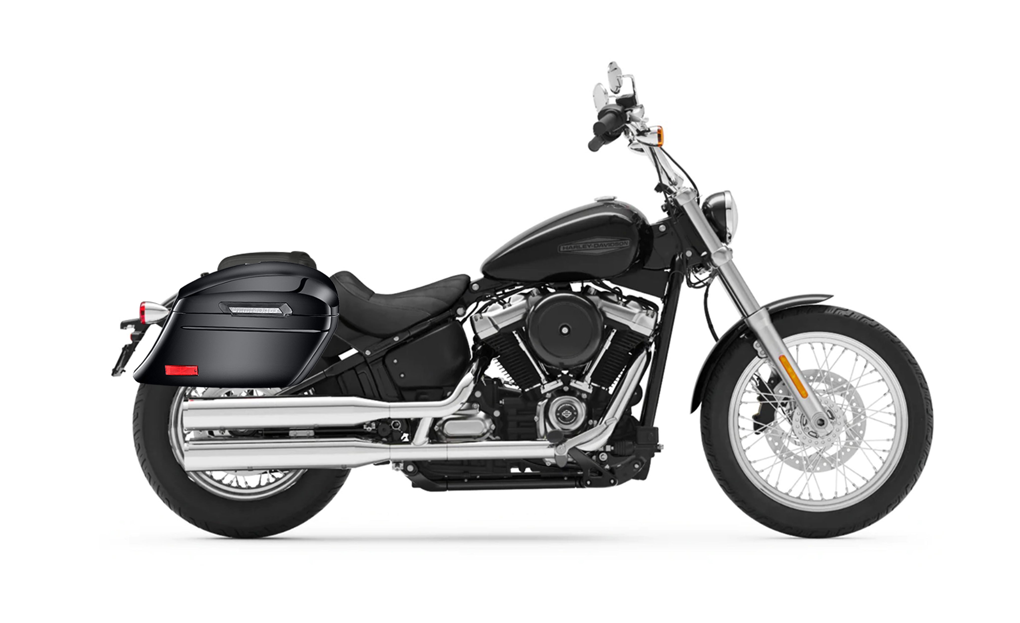Viking 44L Lamellar Stallion Large Harley Softail Standard FXST