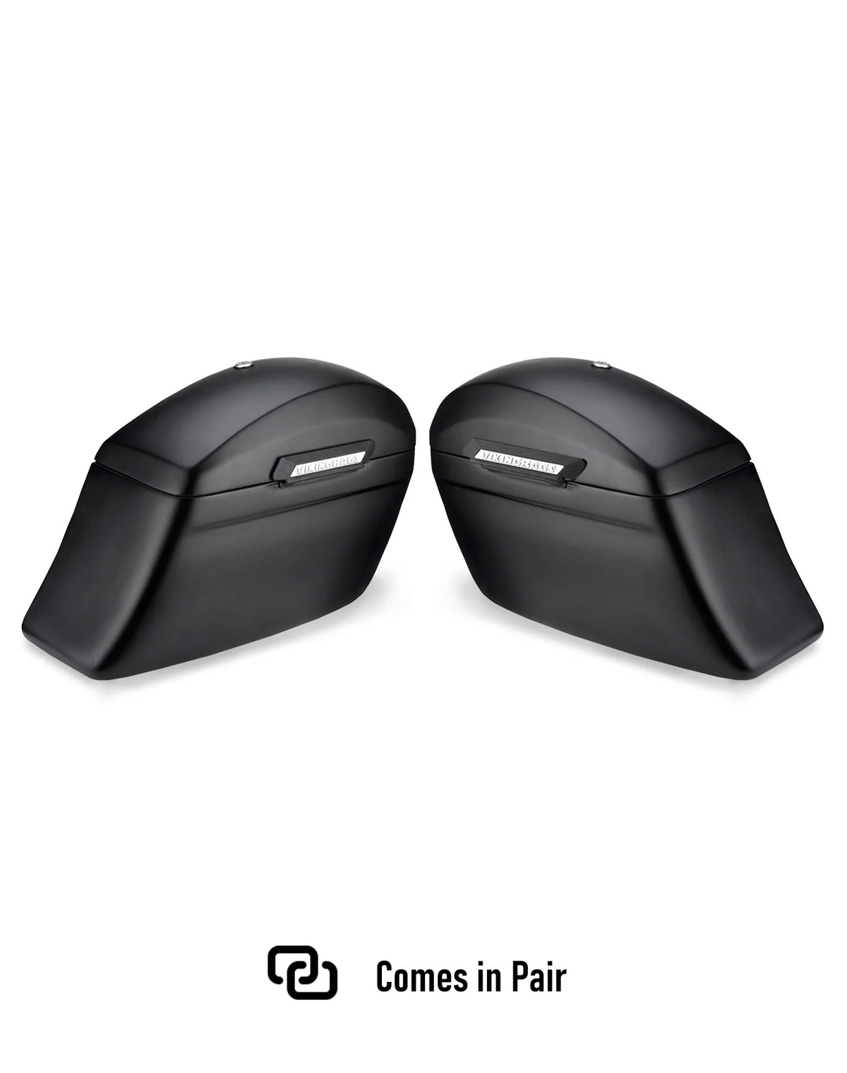40L - Lamellar Stallion Extra Large Suzuki Boulevard C109 Matte Motorcycle Hard Saddlebags