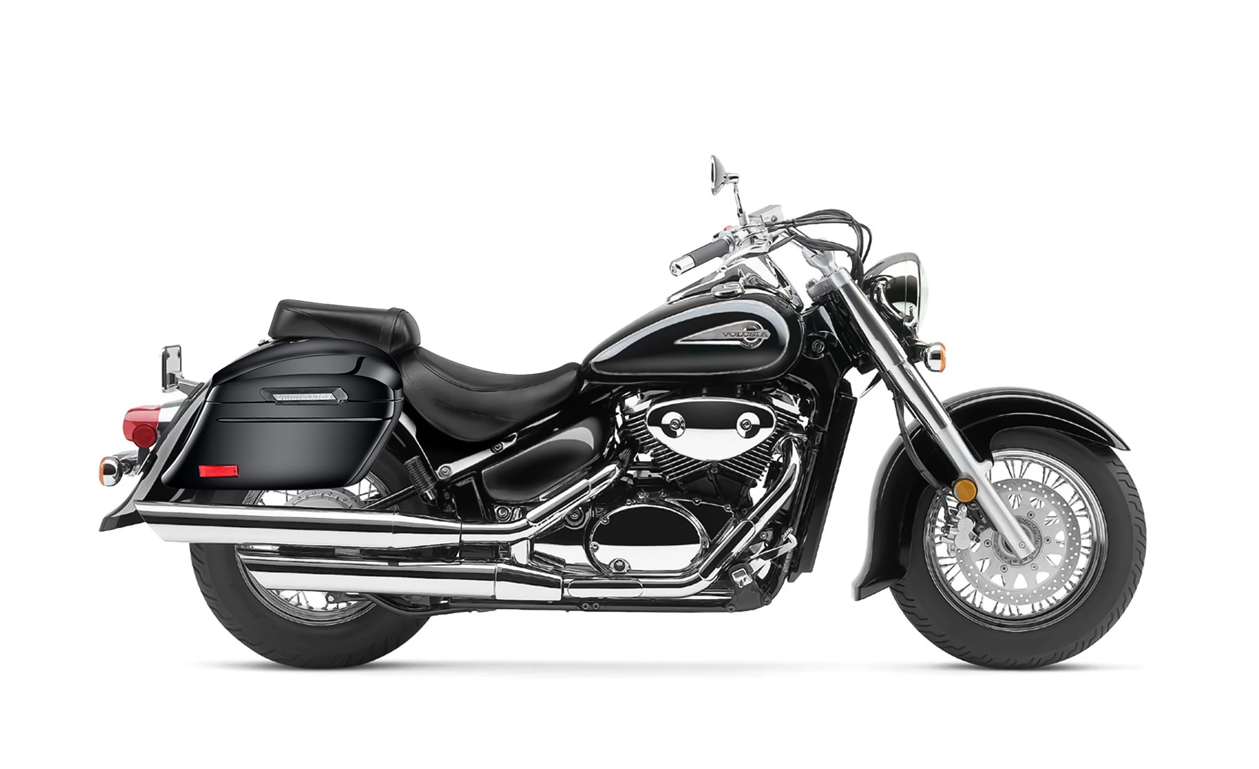 Viking 44L Lamellar Stallion Large Suzuki Volusia 800 Painted